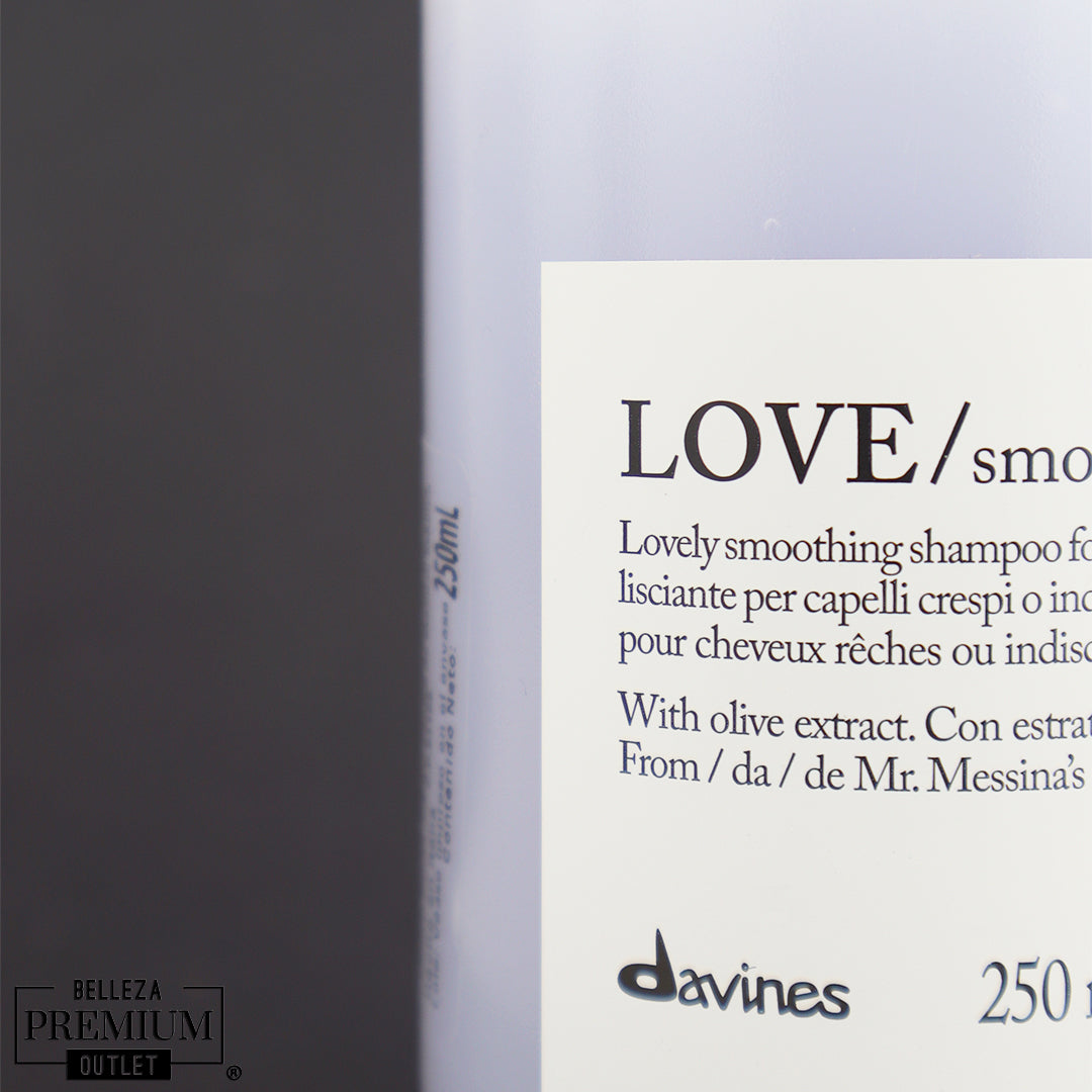 Davines LOVE Smooth Shampoo 250ml – El aliado perfecto para un cabello liso, suave y sin frizz