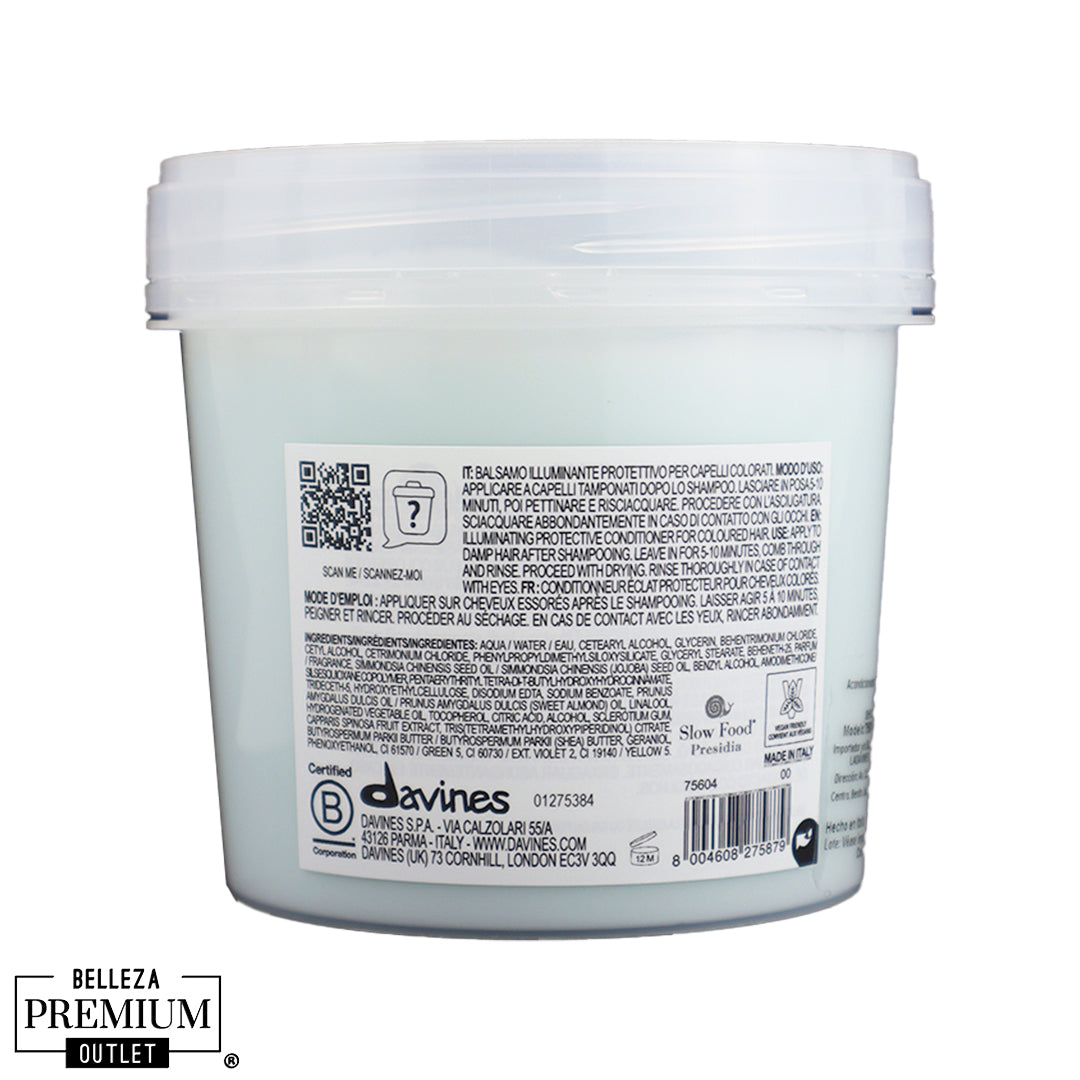 Davines MINU Conditioner 250ml– Protección del Color, Brillo Prolongado y Suavidad Sedosa