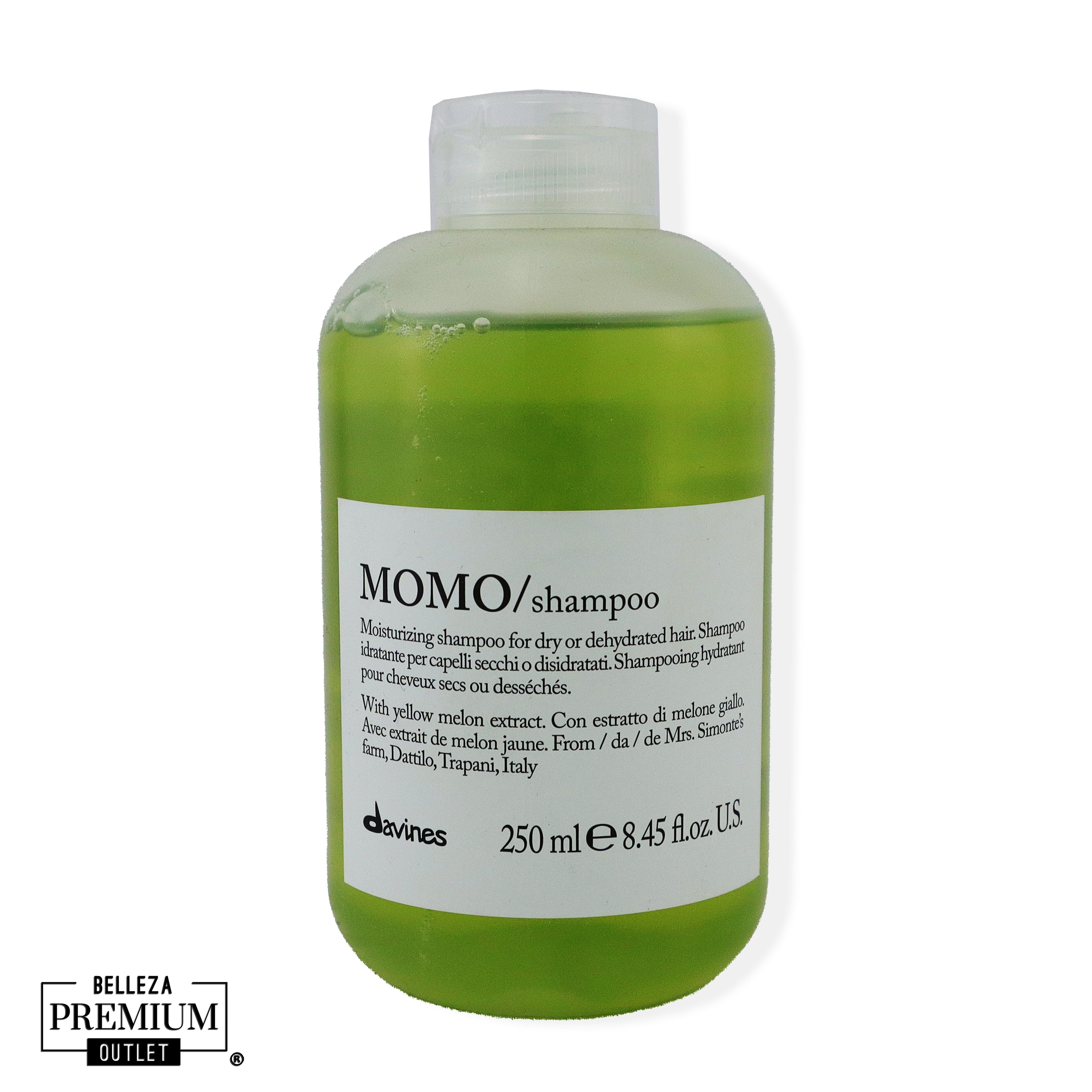 Davines Momo Shampoo 250ml – Suavidad y nutrición para cabello delicado y sensible