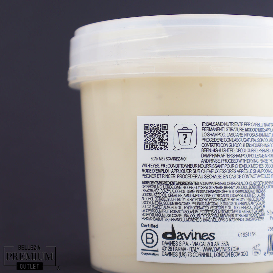 Davines NOUNOU Conditioner 250ml – Nutrición Intensa, Reparación Suave y Cabello Visiblemente Más Saludable