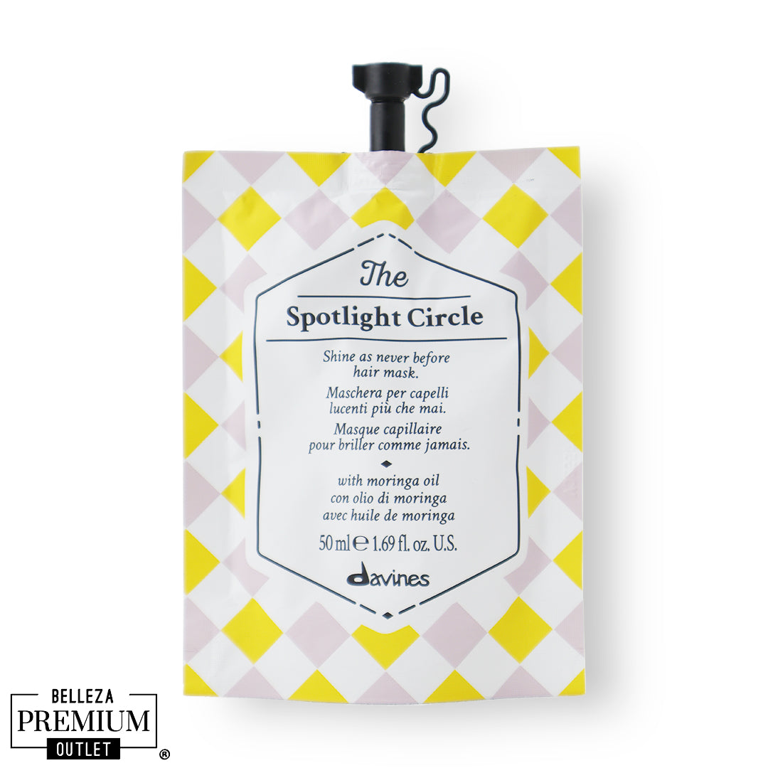 Davines The Spotlight Circle 50ml – Brillo Espectacular, Vitalidad Instantánea y Cabello Radiante