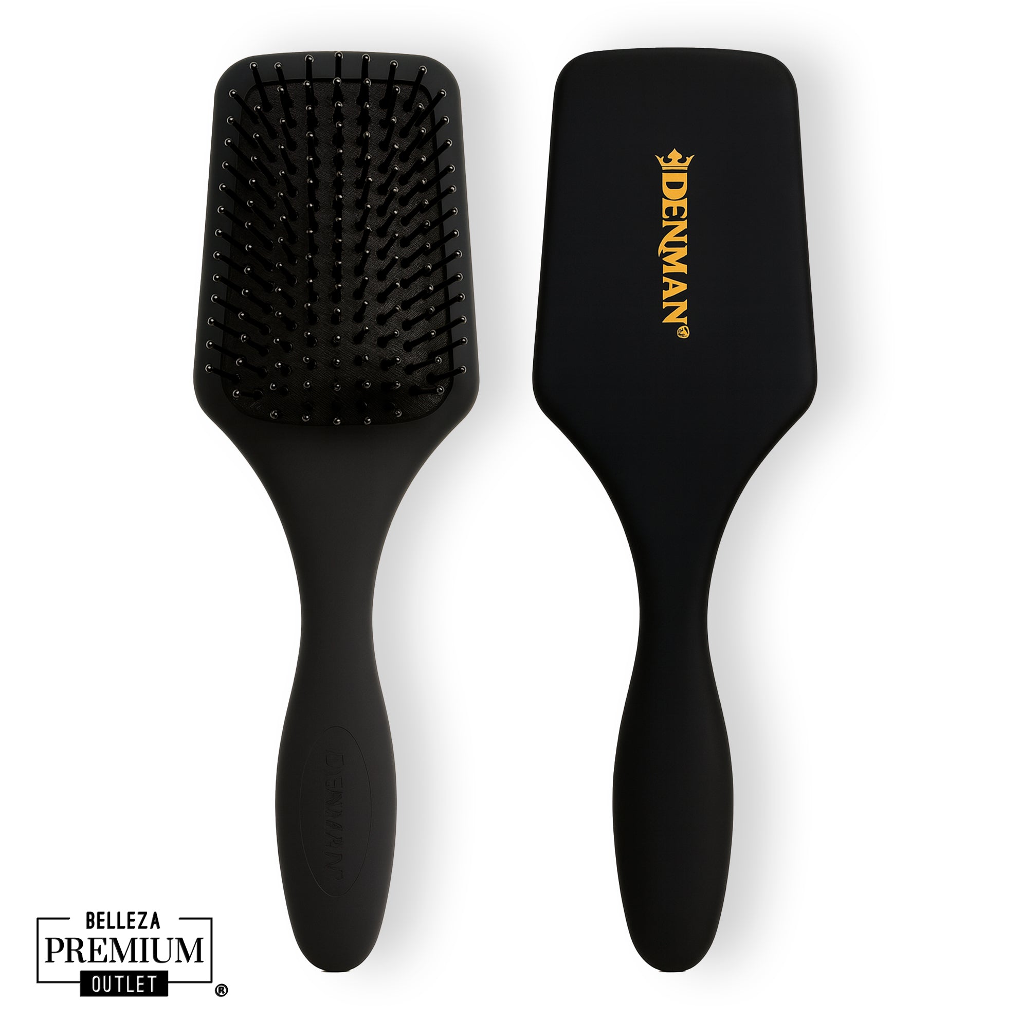 Denman Paddle Brush D84 Small – Cepillo desenredante para cabello fino y delicado