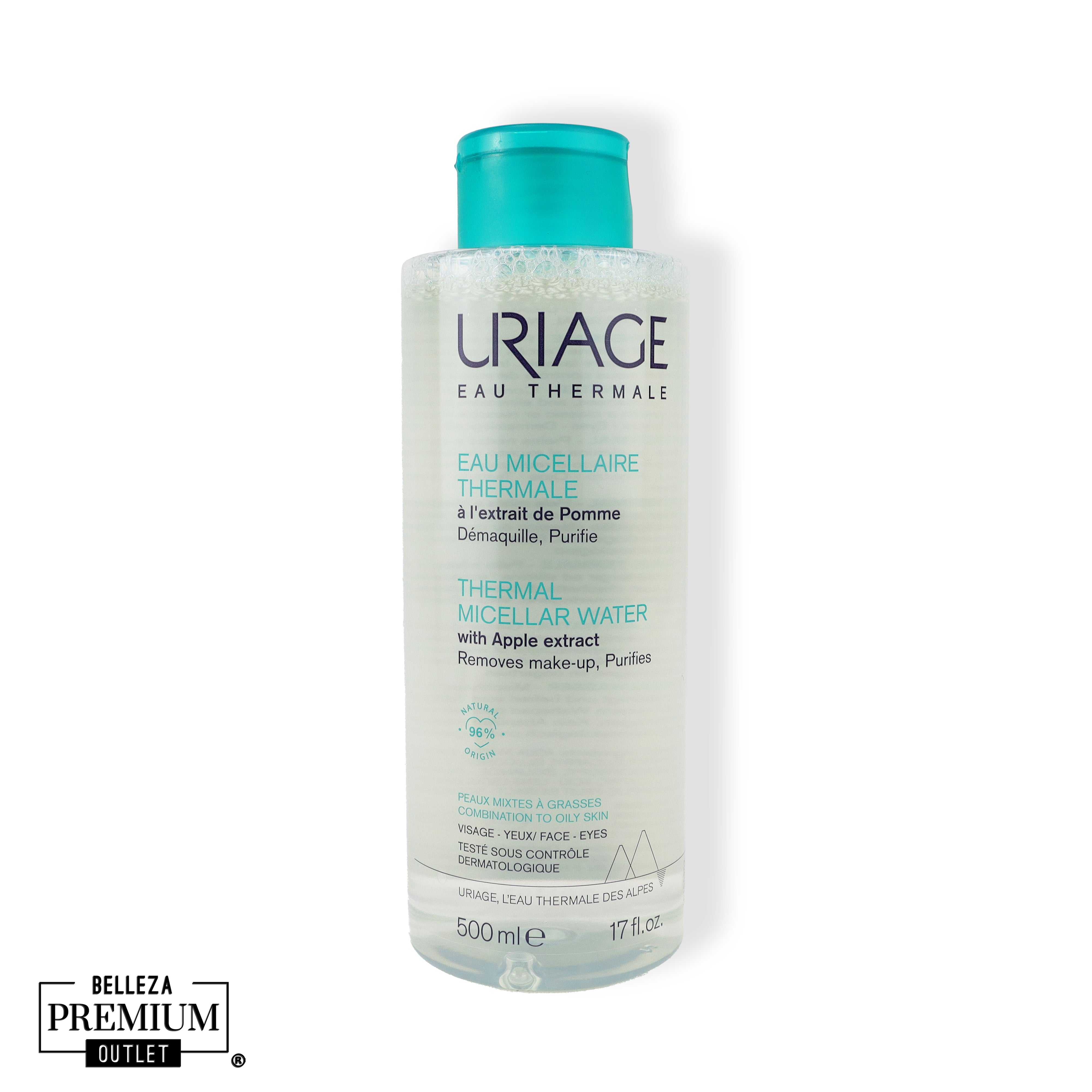 Eau Micellaire Thermale – Limpieza fresca y purificante para piel mixta a grasa.