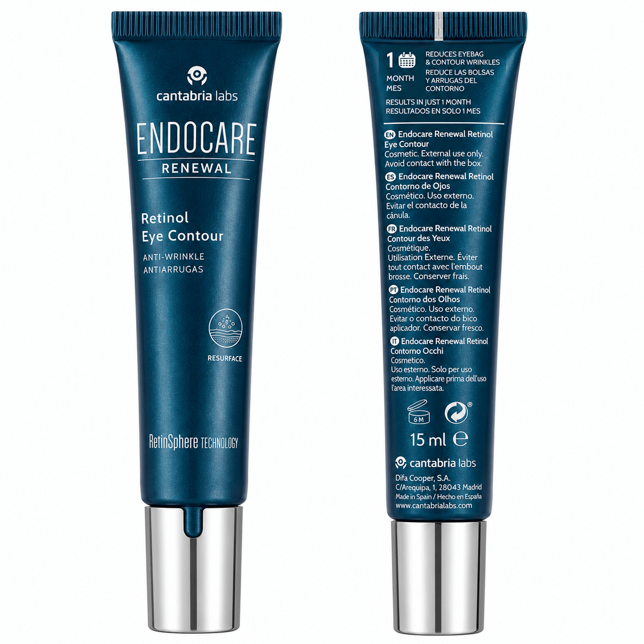 Endocare Renewal-Contorno de Ojos con Retinol 15 ml
