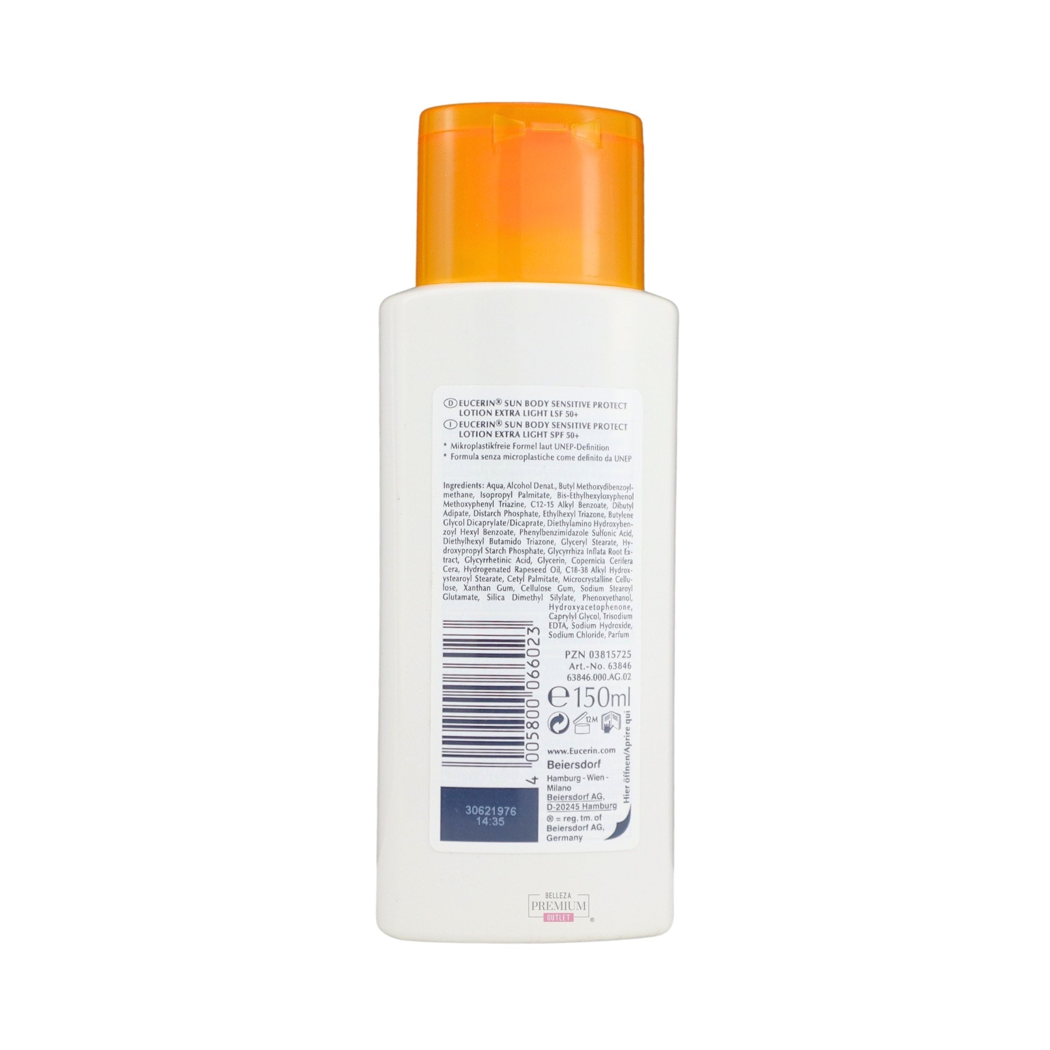 Eucerin Sun Lotion Light SPF 50 150ml – Protección Solar Ligera y Efectiva