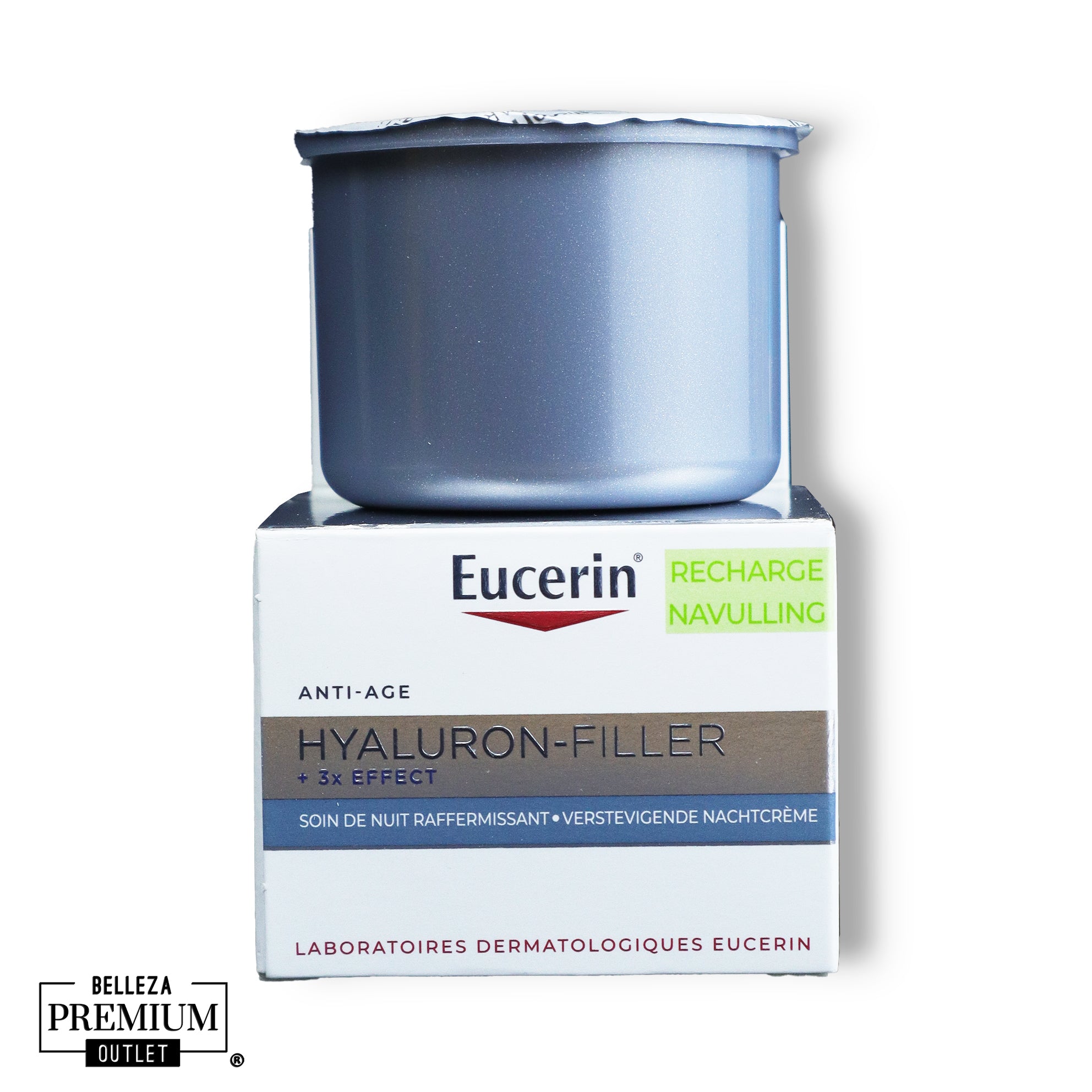 Eucerin Hyaluron-Filler Noche – Renovación Profunda, Relleno Visible y Piel Rejuvenecida al Despertar