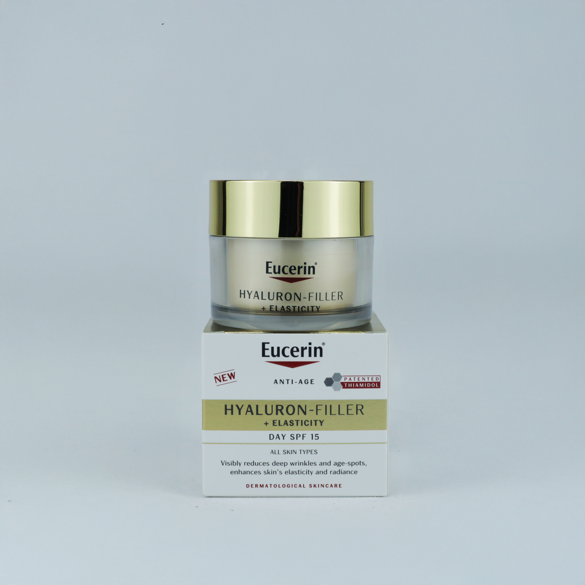 EUCERIN Hyaluron-Filler + Elasticity Day Cream SPF15 50ml: La Novedosa Crema de Día para una Piel Más Firme y Rejuvenecida