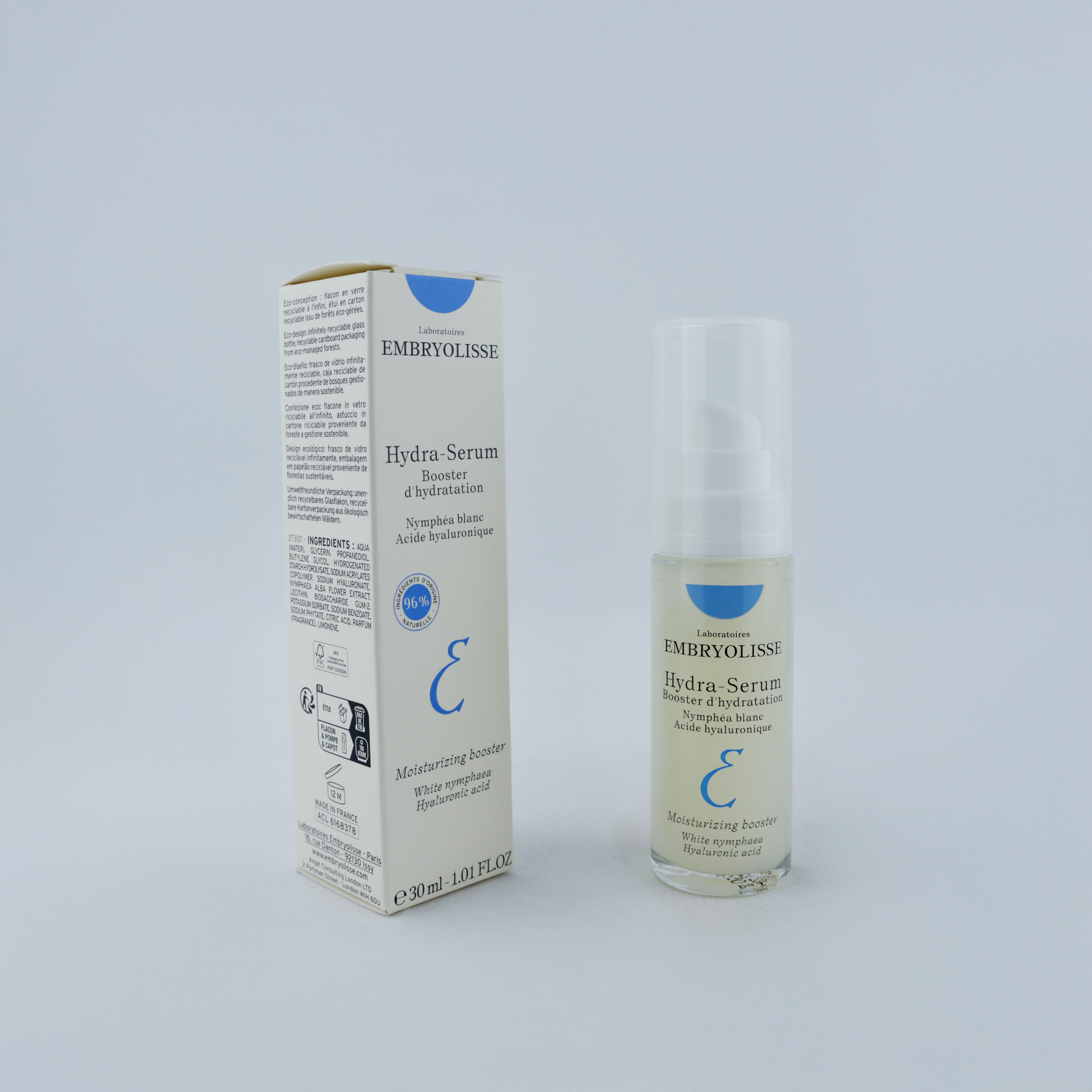 Embryolisse Hydra Serum 30ml – Hidratación Intensa y Piel Radiante