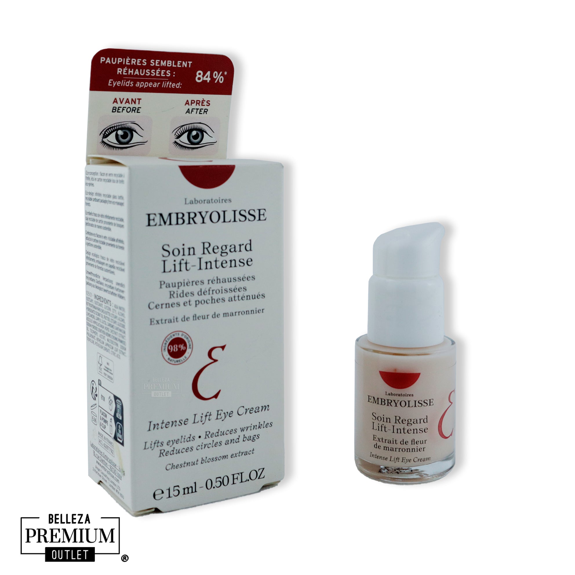 Embryolisse Intense Lift Eye Cream 15ml – Efecto Tensor y Mirada Rejuvenecida