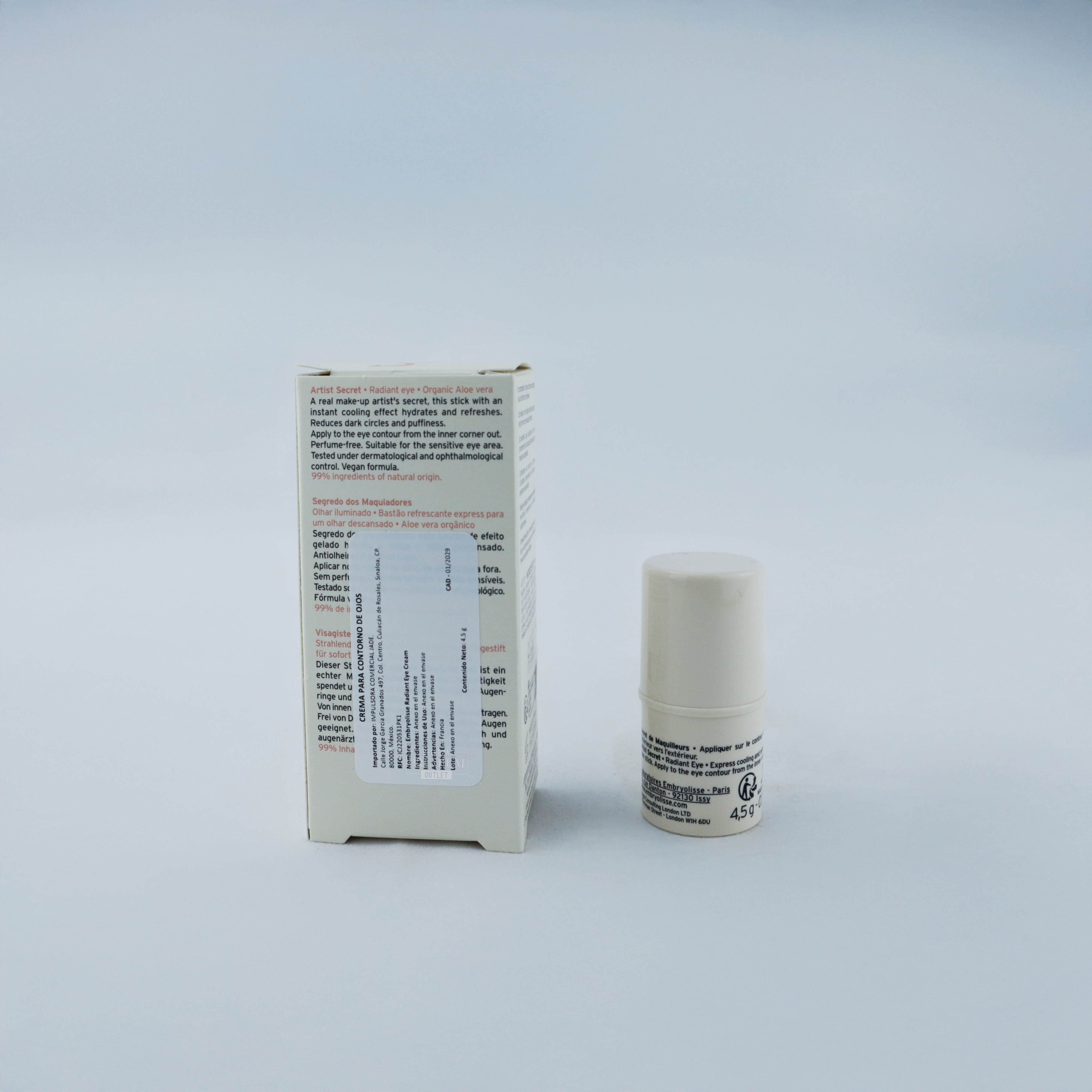 Embryolisse Radiant Eye Cream – Mirada Radiante y Despierta
