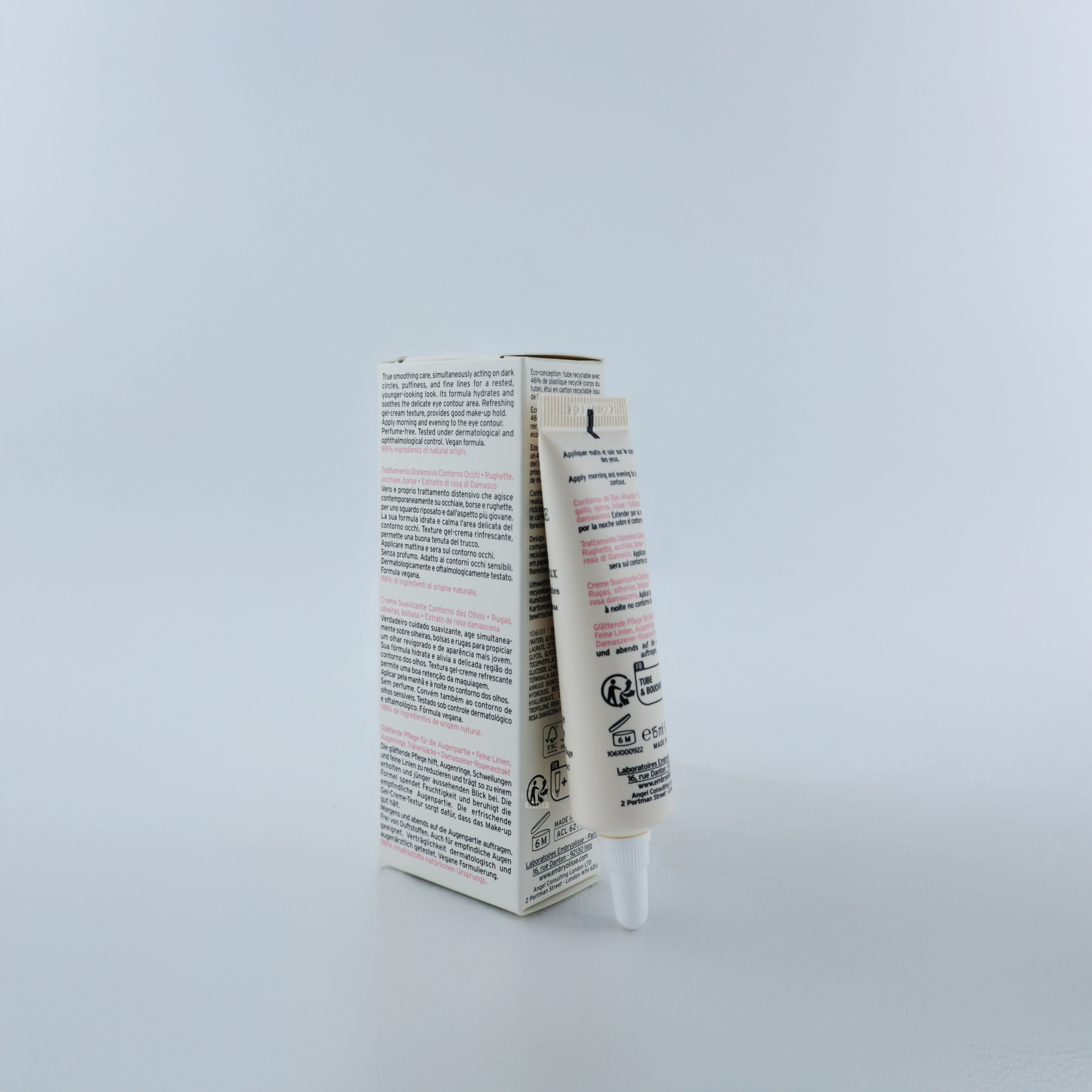 Embryolisse Smoothing Eye Contour Care – Mirada Fresca al Instante