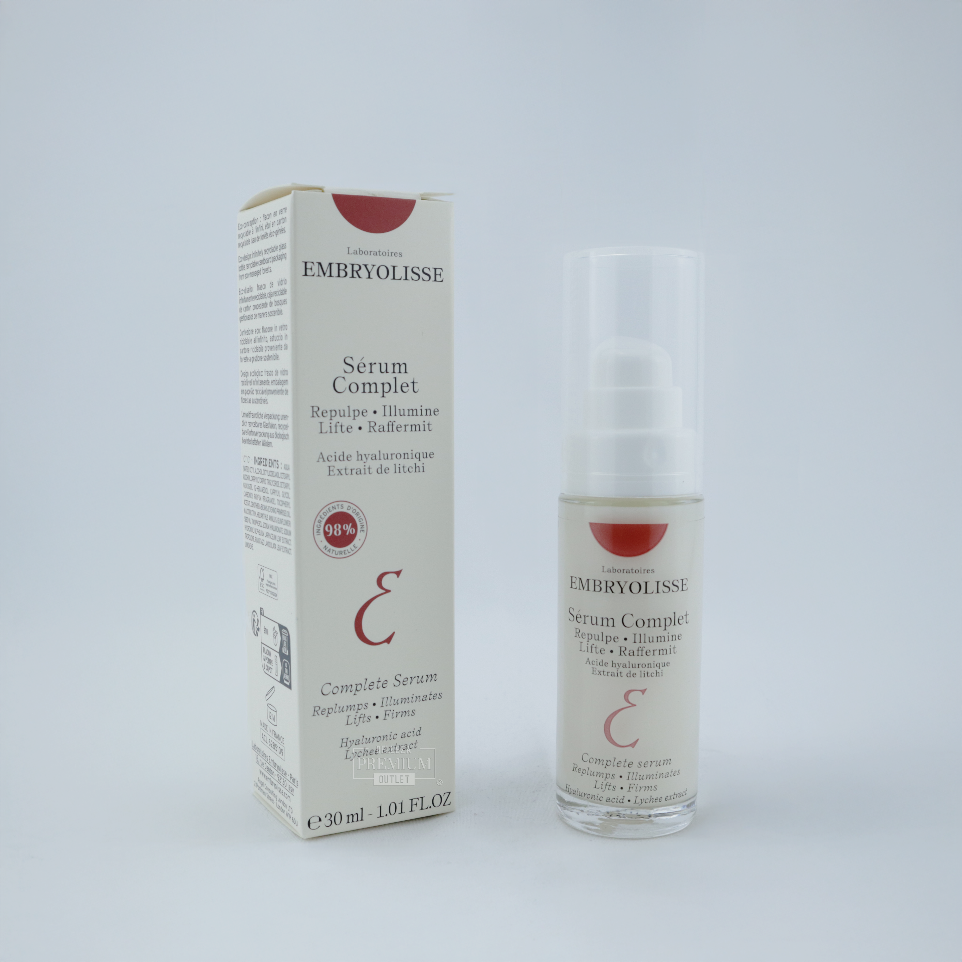 Embryolisse Complete Serum 30ml – Hidratación, Firmeza y Luminosidad en Cada Gota