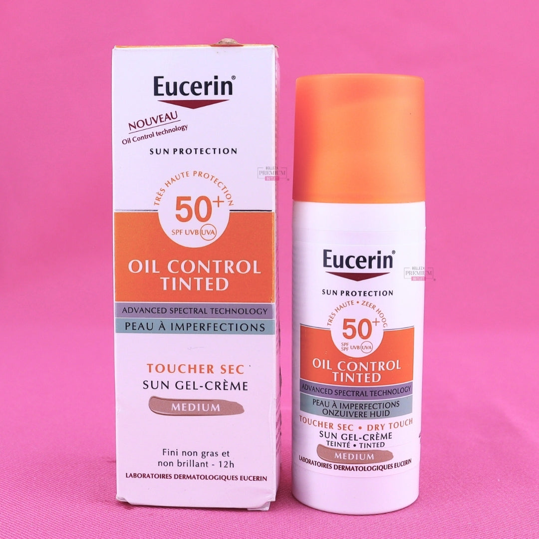 Eucerin Eucerin Sun Oil Control Fps 50+ Tono Medio 50Ml CAJA DAÑADA