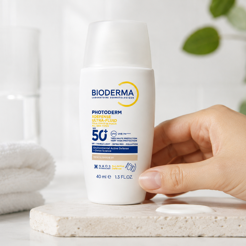 Bioderma PHT XDefense Ultrafluid SPF50+ T01 F40ML - Protector Solar Facial Antioxidante de Muy Alta Protección