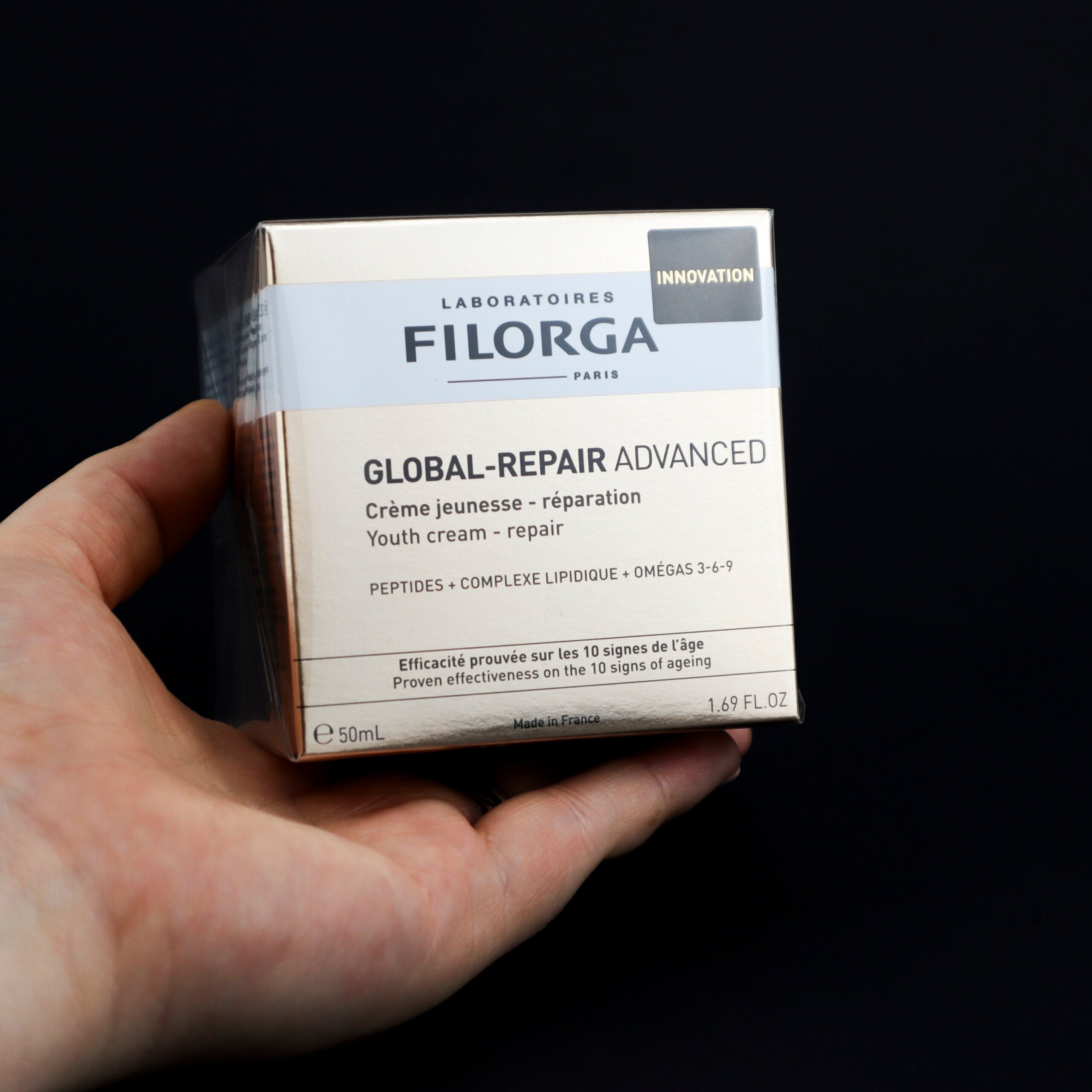 Filorga Global Repair ADVANCED Crema Multi-revitalizante 50ml: ¡Revitaliza intensamente tu piel con Filorga Global-Repair Advanced 50ml – Lujo antiedad inspirado en la medicina estética!