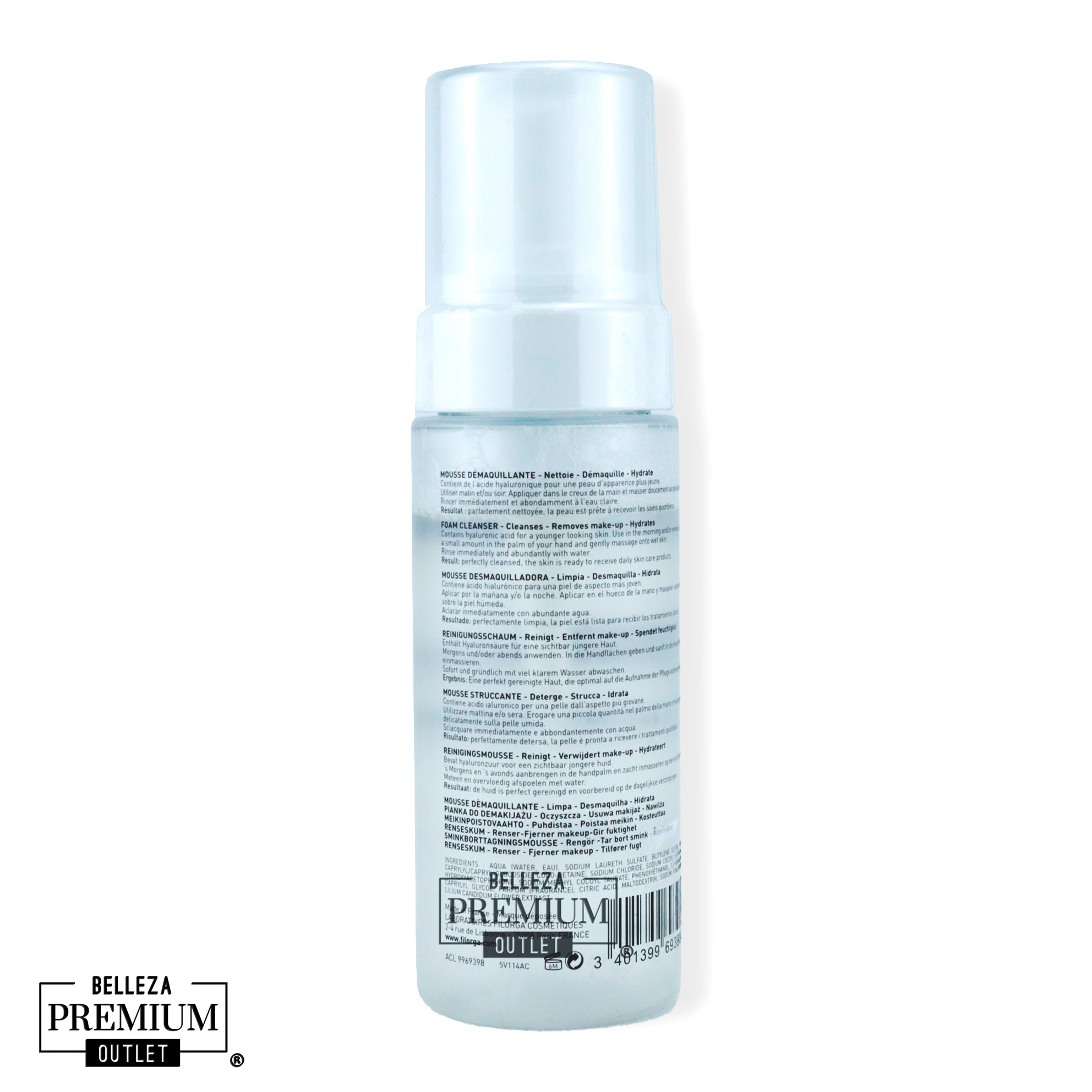Filorga Cleansing Foam Mousse Desmaquillante 150ml:  ¡Limpia, desmaquilla y alisa tu piel con Filorga Cleansing Foam 150ml – Una espuma de lujo para una limpieza impecable!