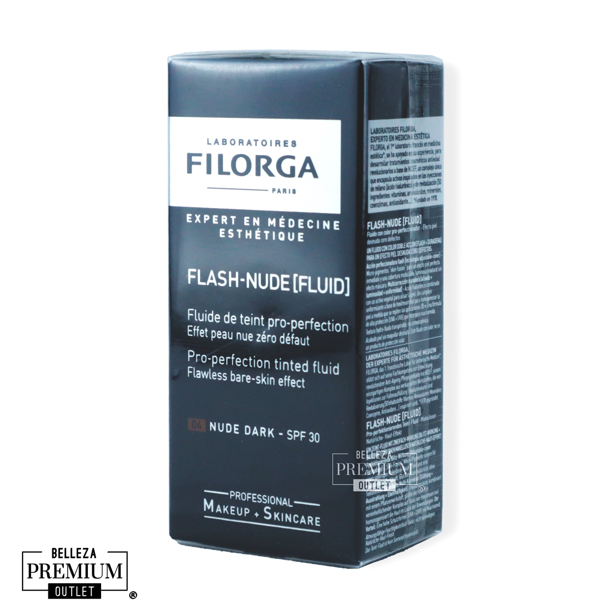 Filorga Flash Nude Tono 04 Nude Dark 30 ml: ¡El Esencial Maquillaje para una Piel Perfecta y Radiante!