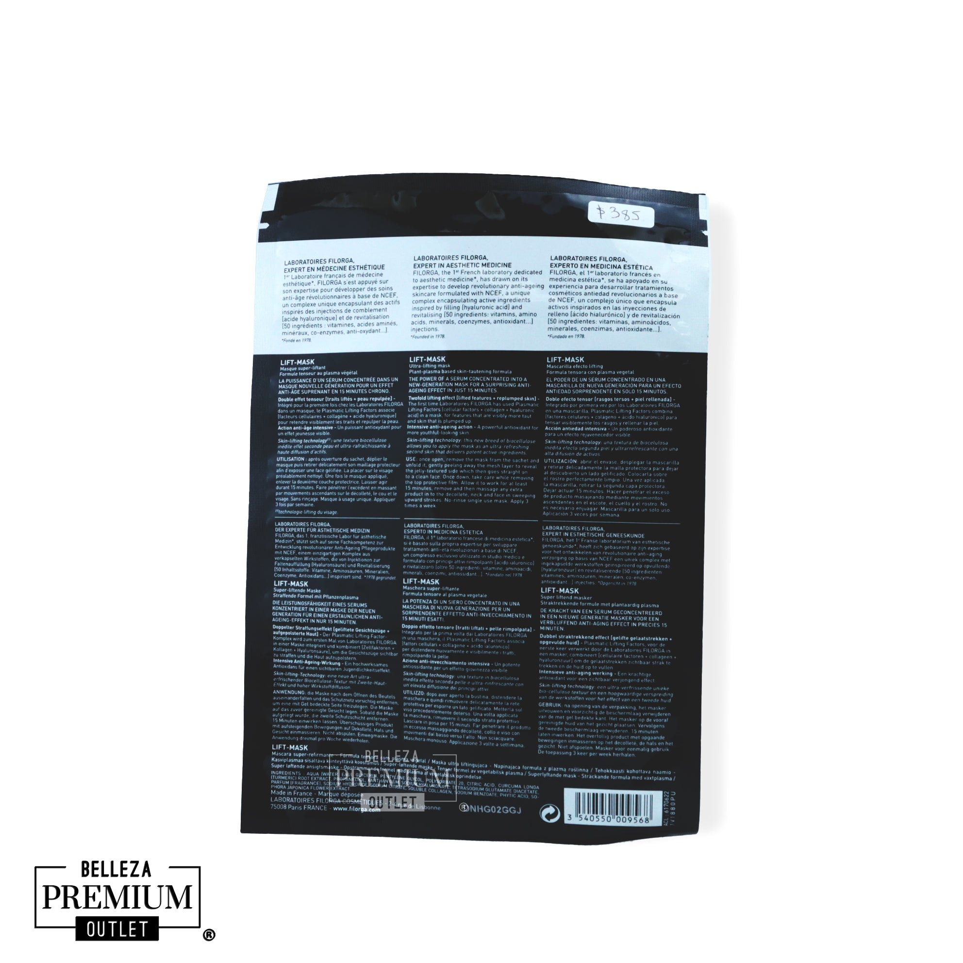 Filorga Time-Filler Mask 23g: La Máscara Individual Más Magnífica para un Cuidado Facial con Belleza Natural al Instante