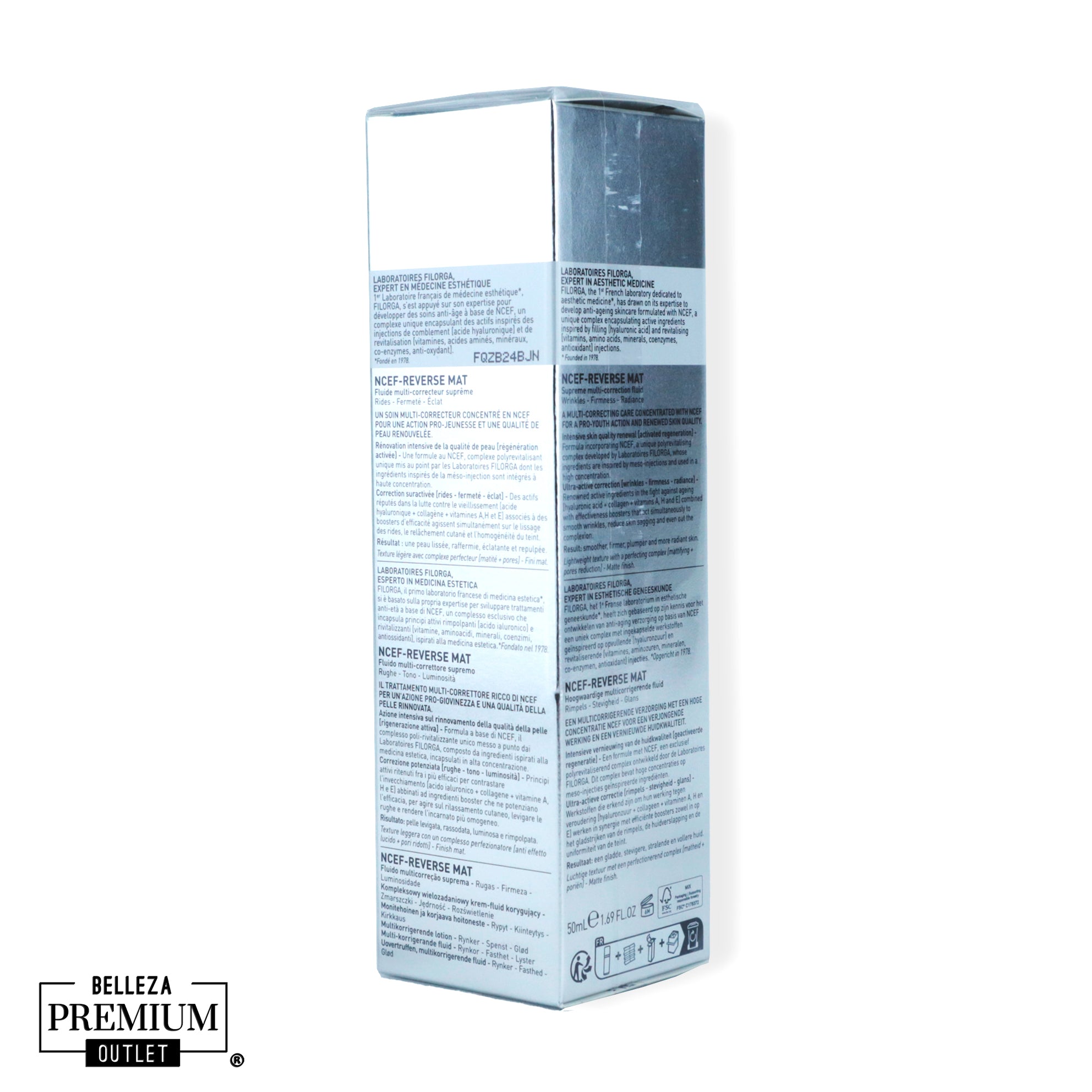Filorga NCEF-Reverse Mat Fluido Multicorreccion Suprema 50ml: ¡Corrección global + efecto mate perfecto! Filorga NCEF-Reverse Mat 50ml – Fluido antiedad para una piel lisa, revitalizada y sin brillos