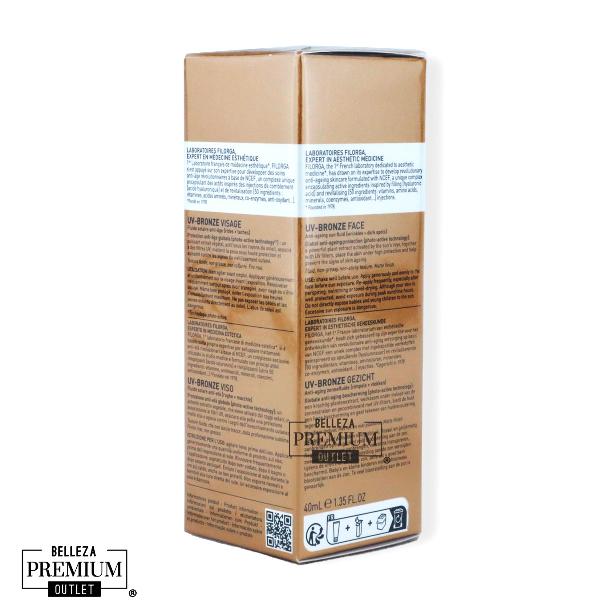 Filorga UV-Bronze Face 40ml: El Sérum Antiedad Único para un Cuidado de la Piel Completo y Sofisticado