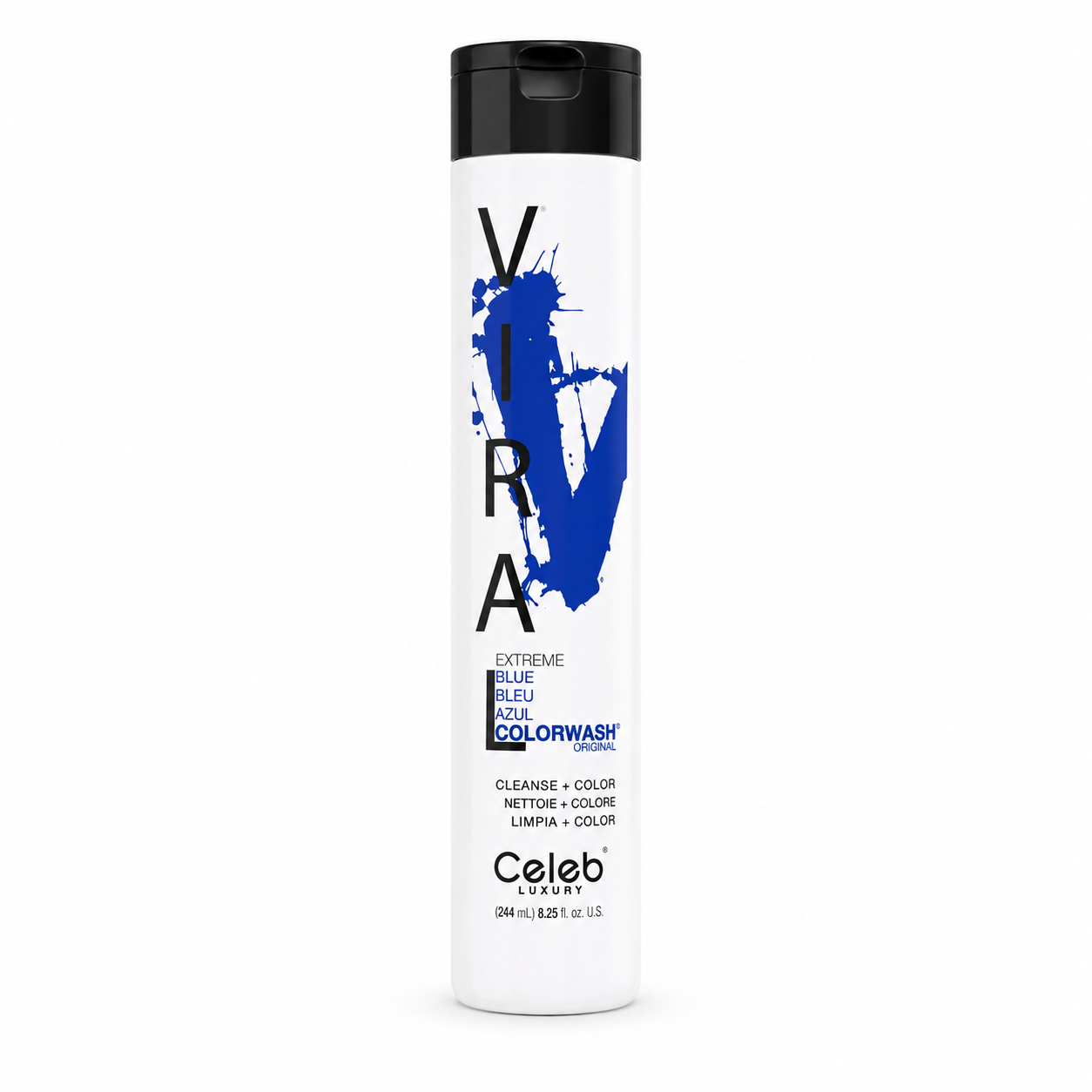 CELEB LUXURY VIRAL COLORWASH EXTREME BLUE-Shampoo Matizador Azul