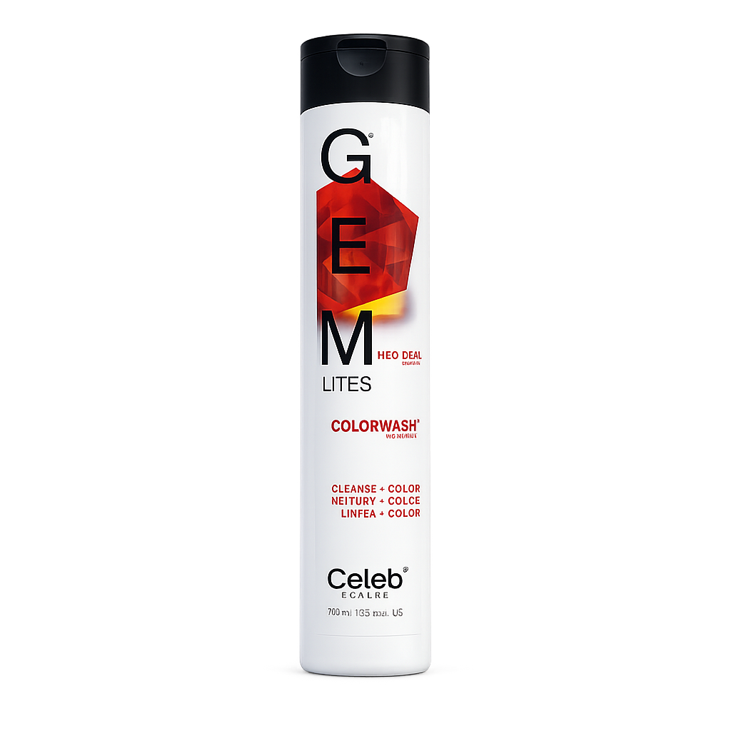 CELEB LUXURY GEM COLORWASH FIRE OPAL-Shampoo Matizador Rojo