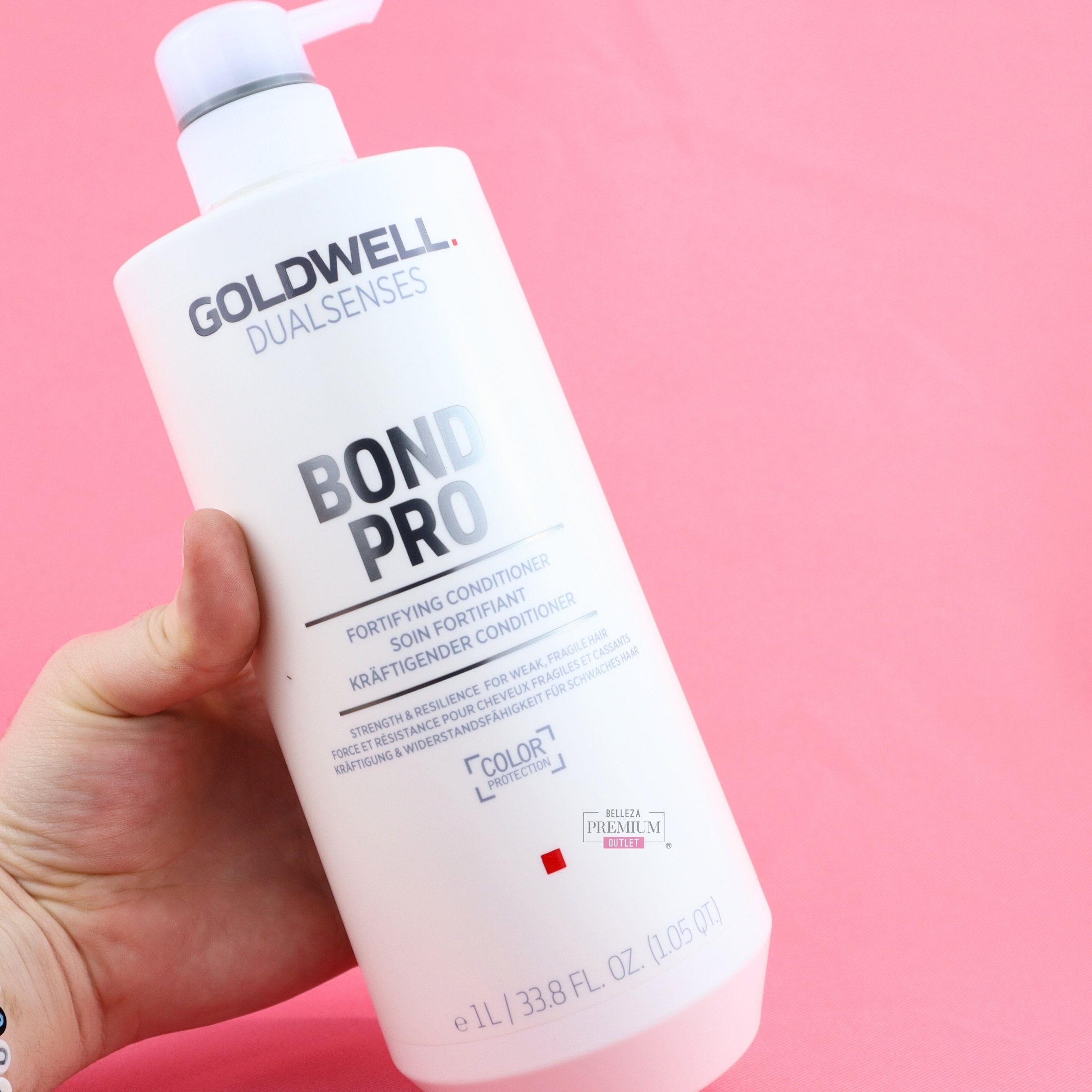 Goldwell Dualsenses Bond Pro Fortifying Conditioner 1000ml: Innovador acondicionador para reparar cabello debilitado.