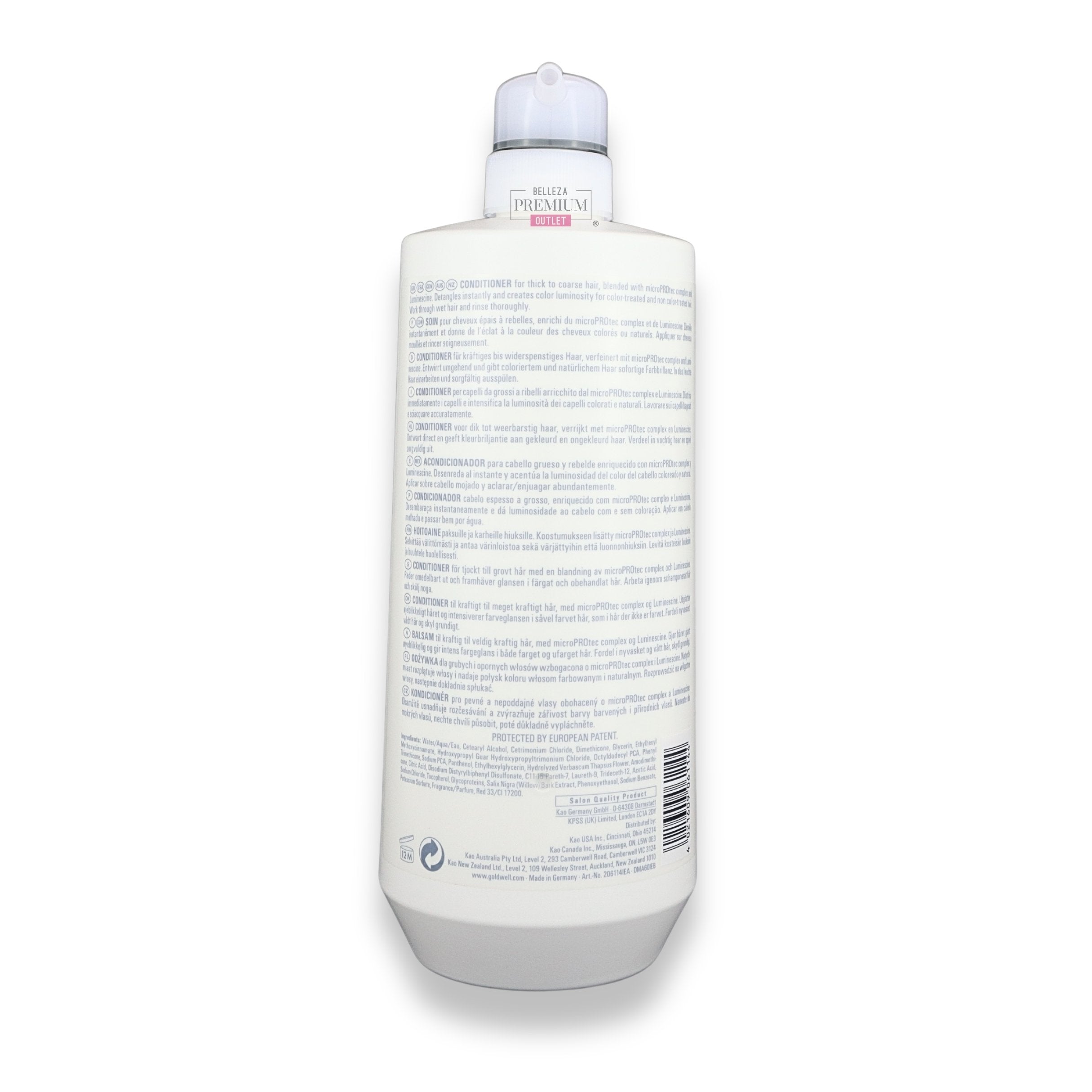 Goldwell Dualsenses Color Extra Rich Brilliance Conditioner 1000ml: espectacular acondicionador súper hidratante cabello teñido