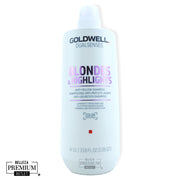 Goldwell Dualsenses Blondes & Highlights Anti-Yellow Shampoo 1000ml-Goldwell Anti-Yellow Shampoo 1000ml — Matiza, Protege y Brilla en Formato Profesional