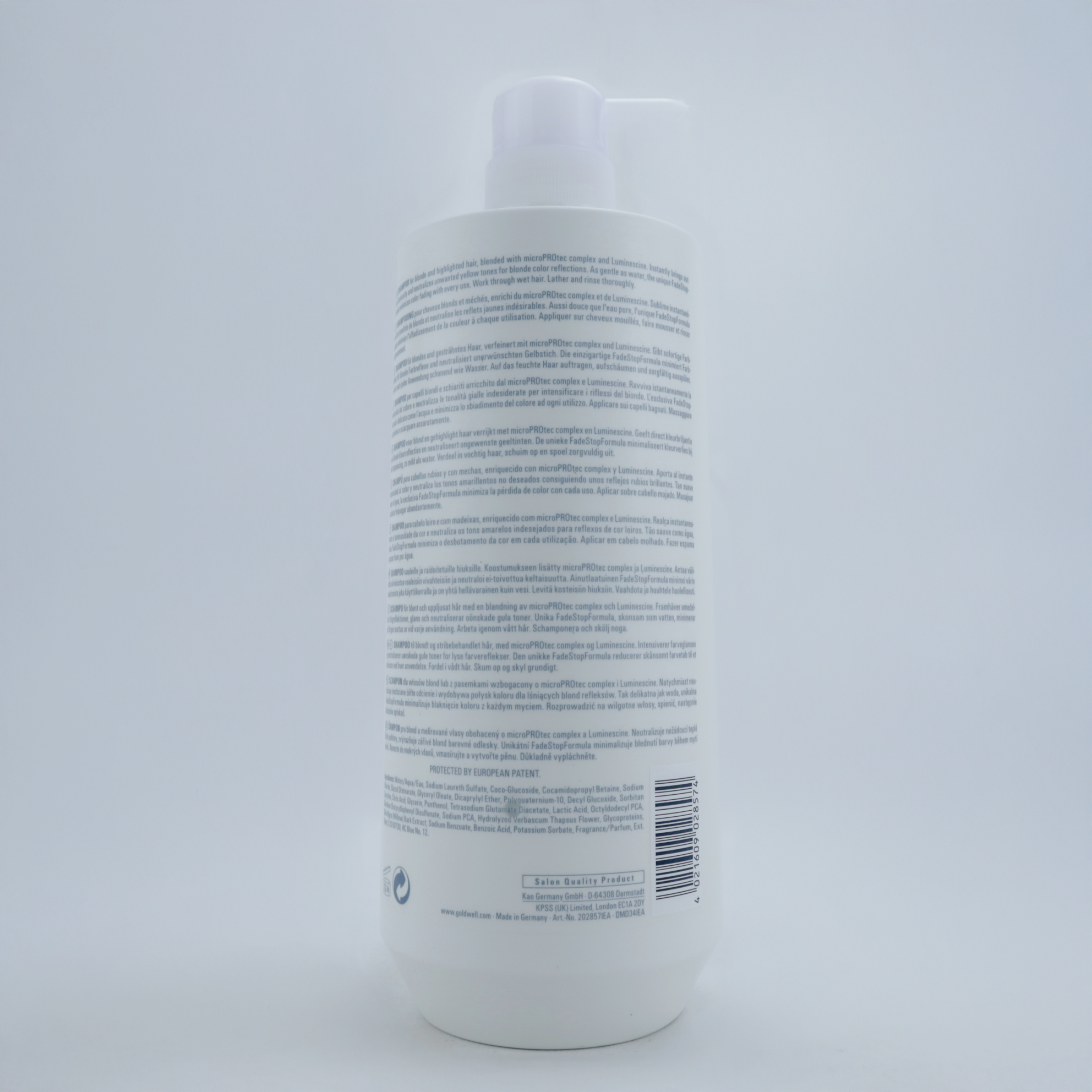 Goldwell Dualsenses Bond Pro Fortifying Conditioner 1000ml: Innovador acondicionador para reparar cabello debilitado.