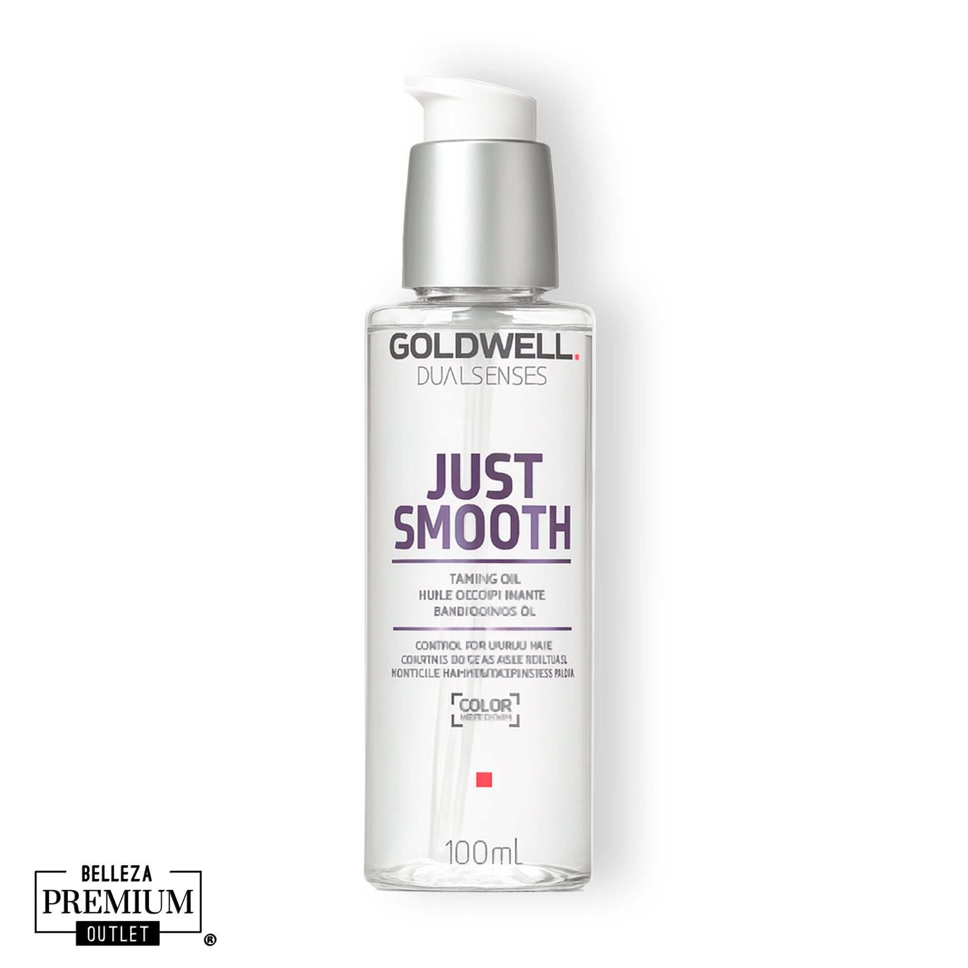 Goldwell Dualsenses Just Smooth Taming Oil 100ml – Control y Brillo Intenso para Cabello Rebelde