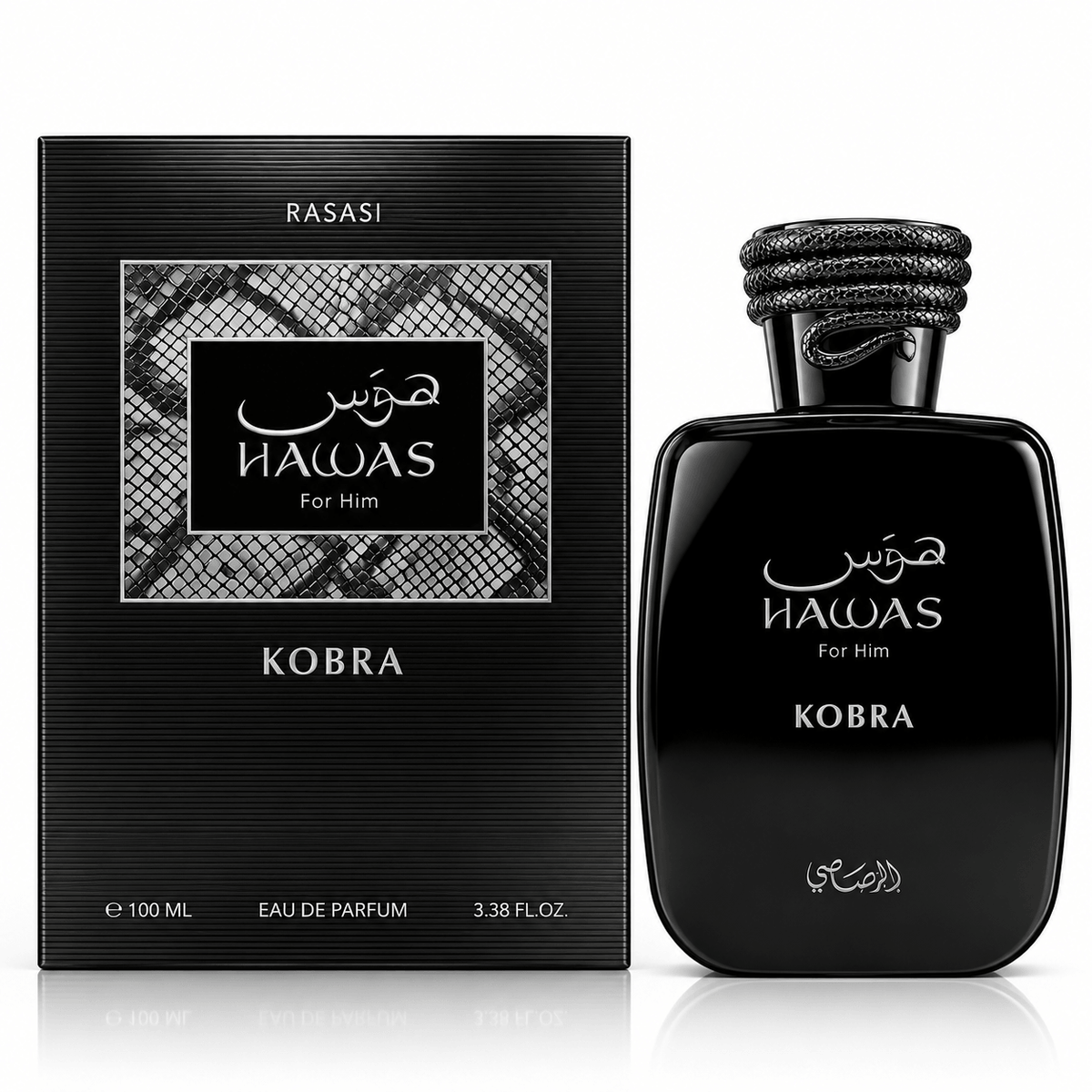 Rasasi Hawas Kobra 100 ml-Fragancia Masculina