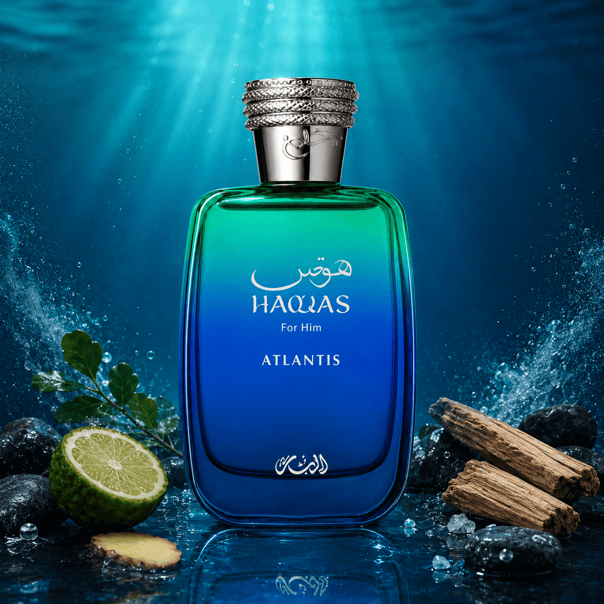 Rasasi Hawas Atlantis 100 ml-Fragancia Masculina