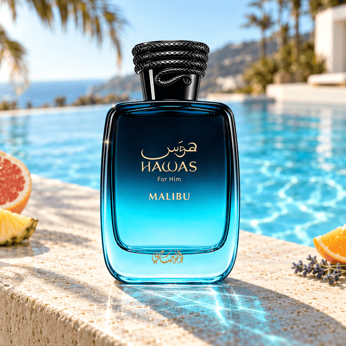 Rasasi Hawas Malibu 100 ml-Fragancia Masculina