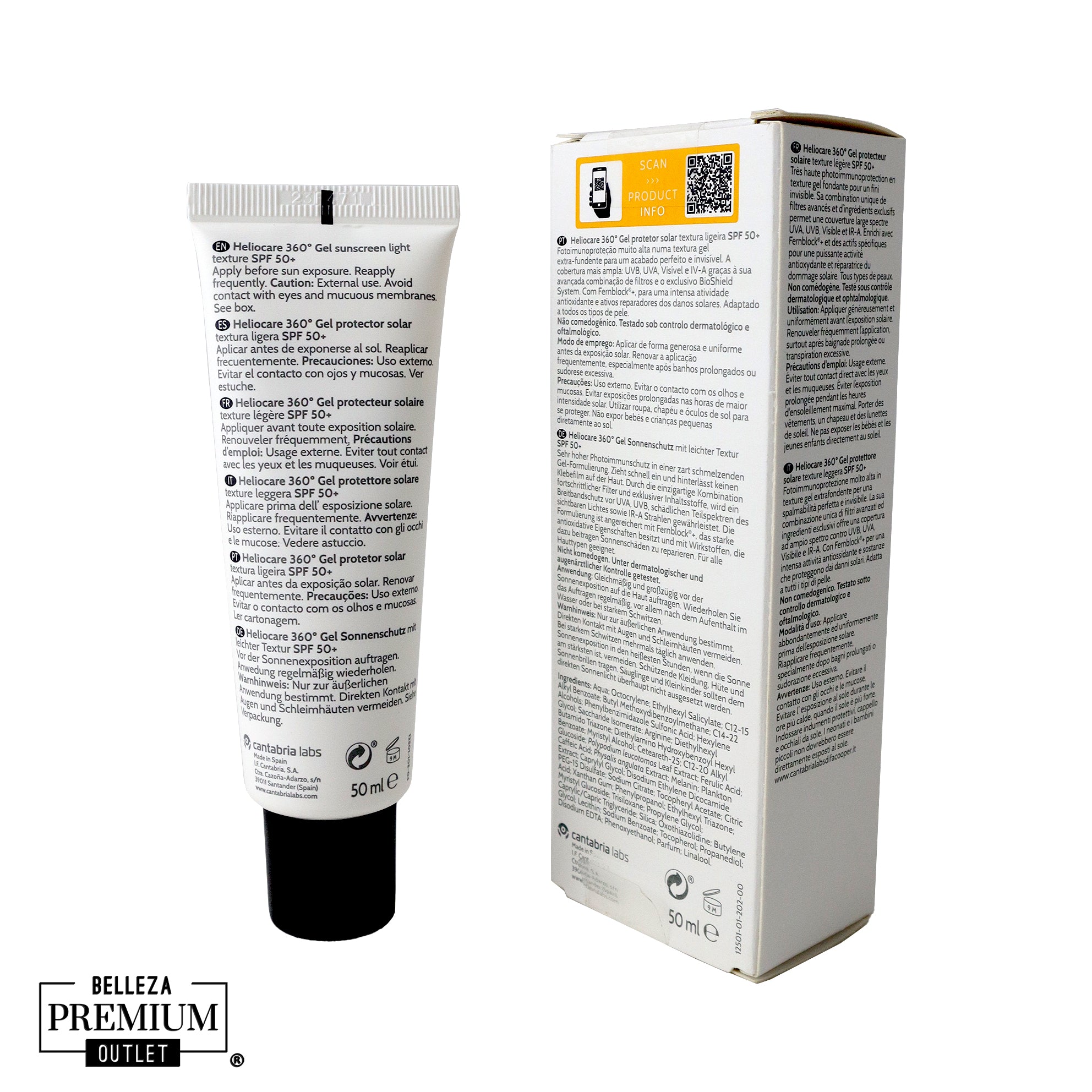 Heliocare 360 Gel SPF50+ 50ml 