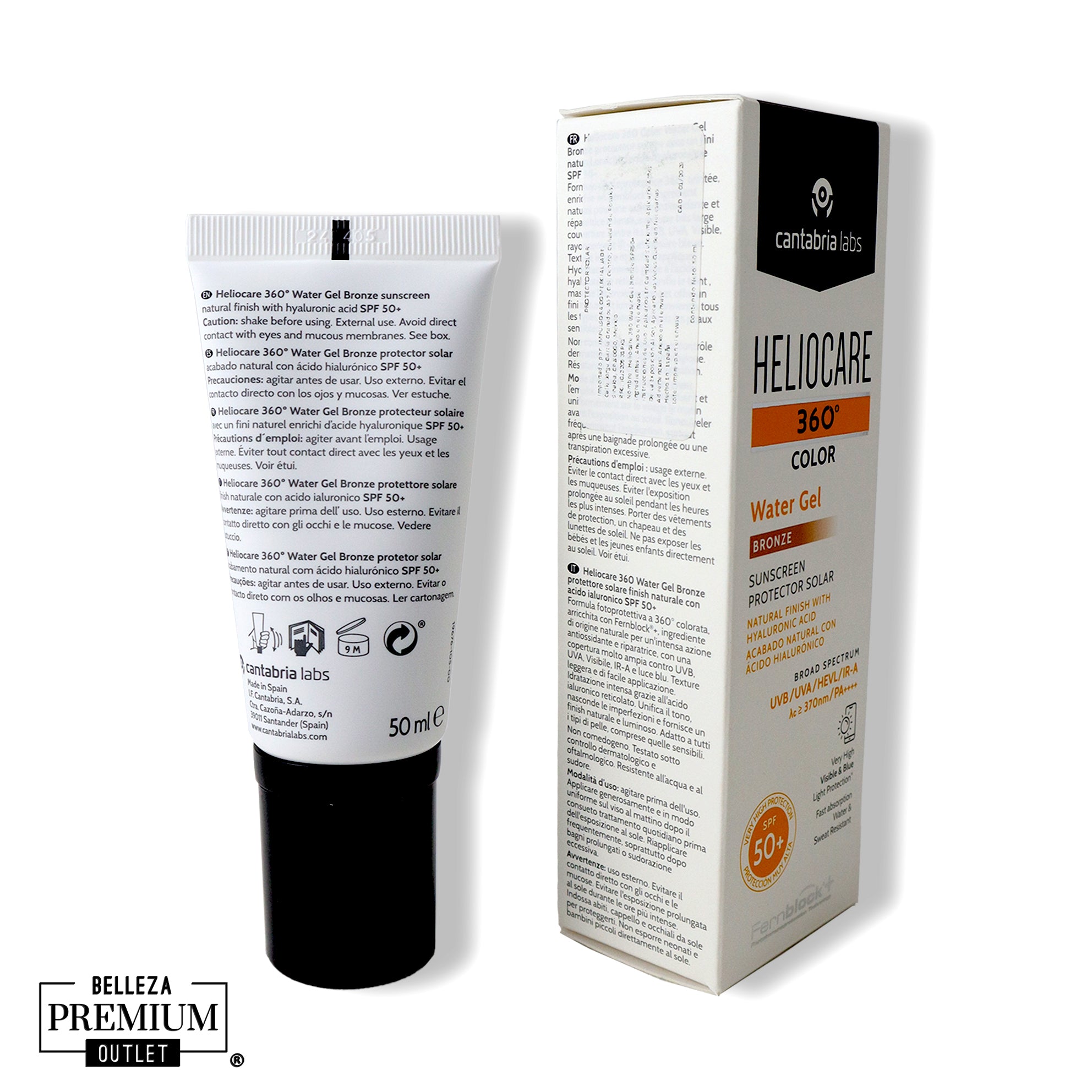 Heliocare 360 Water Gel Bronze SPF50+ 50 ml