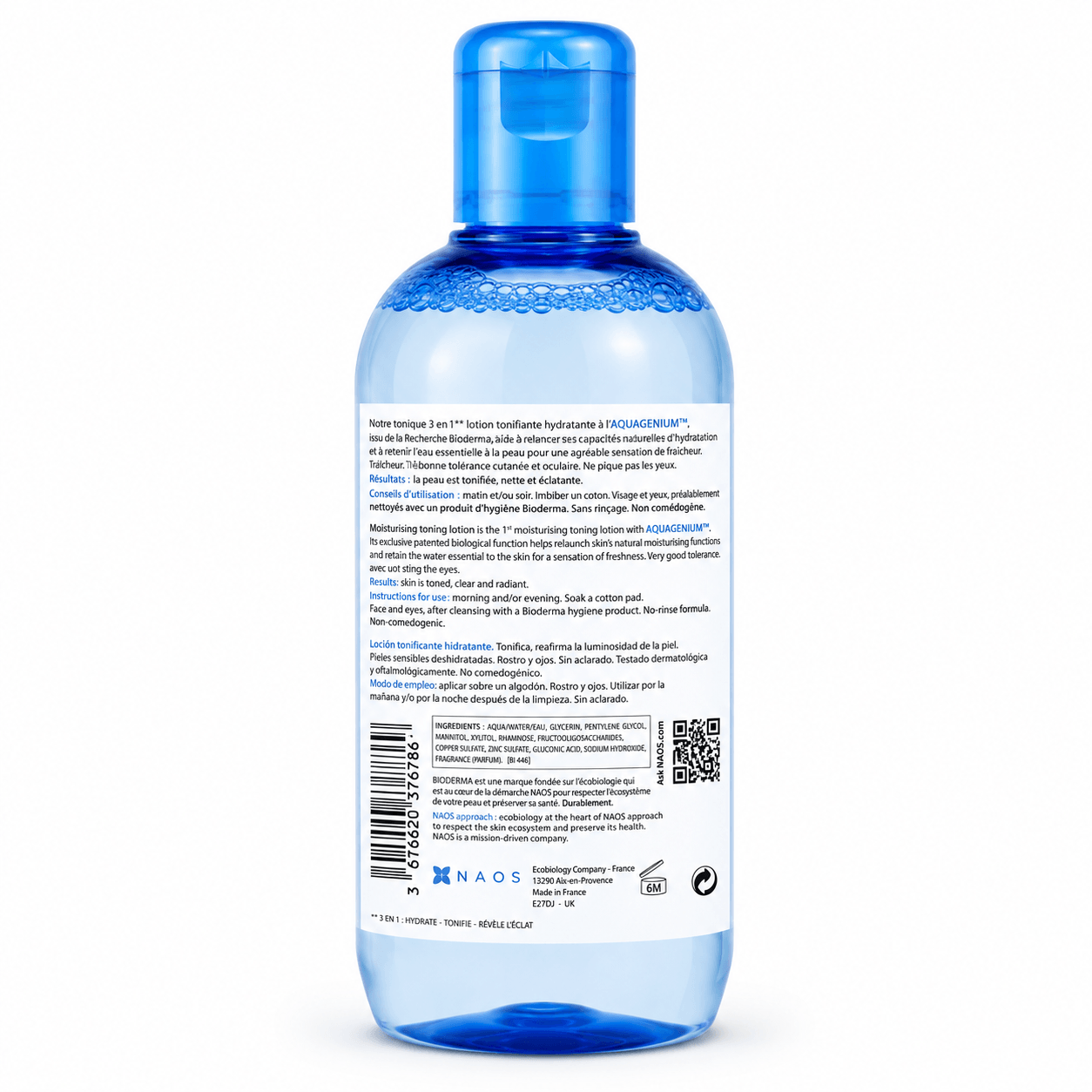 Bioderma Hydrabio Toning Lotion 250ml – Loción Tónica Hidratante para Piel Sensible y Deshidratada