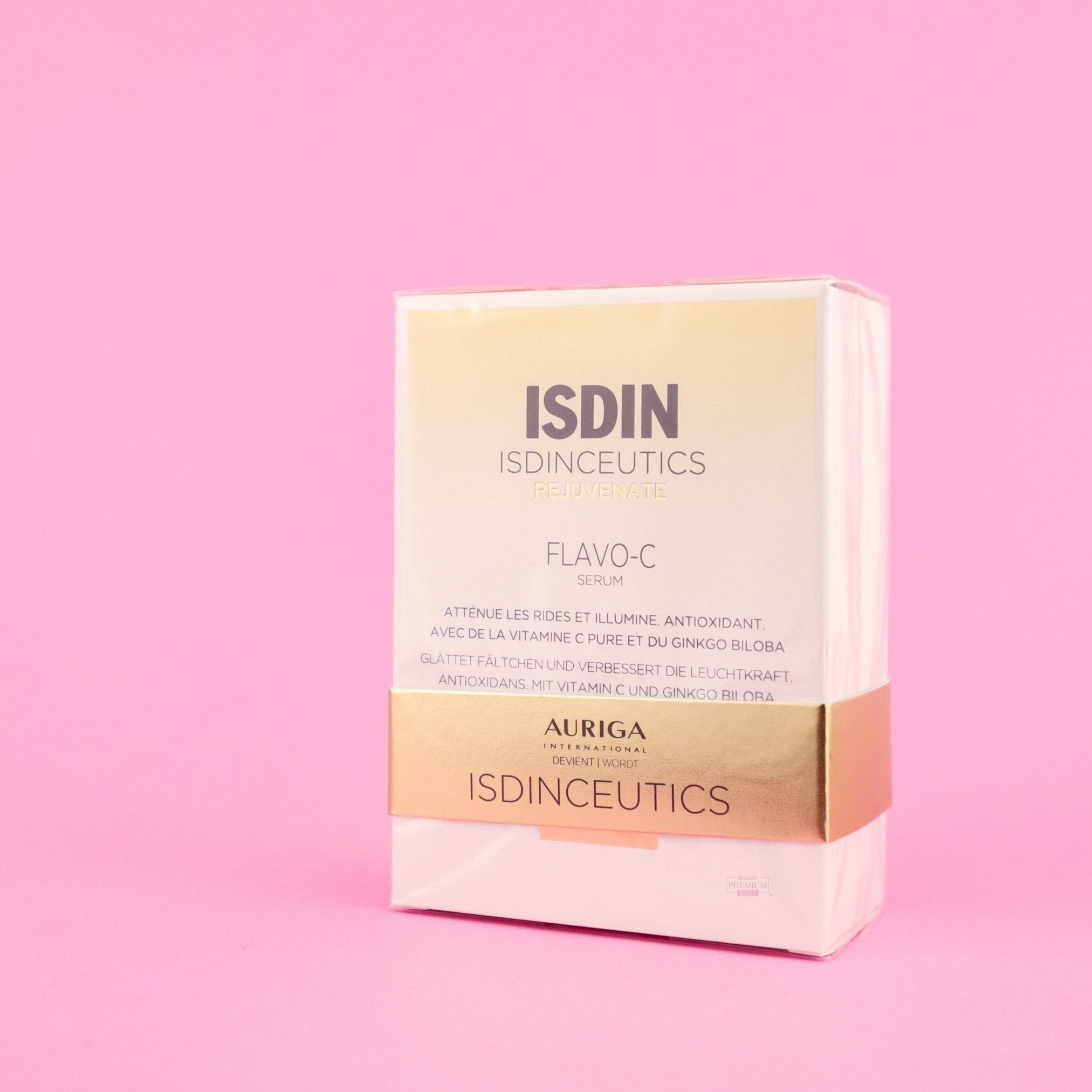 ISDIN Isdinceutics Flavo-C Serum 15ml – Vitamina C Pura para Luminosidad, Firmeza y Antioxidación Profunda