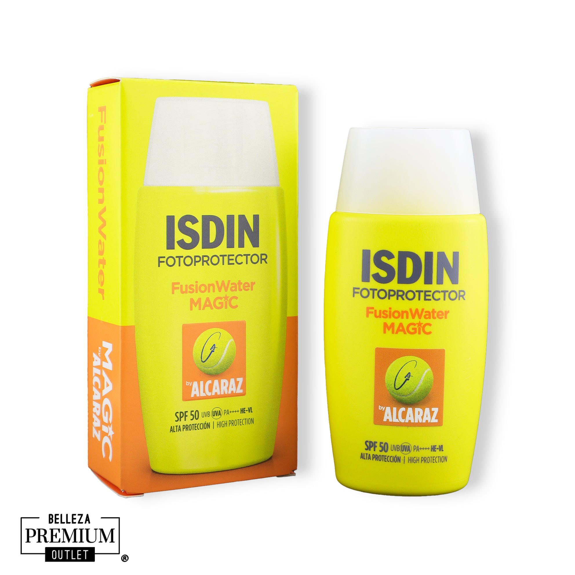 ISDIN Fusion Water Magic Alcaraz SPF50 – Protección Solar Ultraligera, Frescura Total y Alto Rendimiento