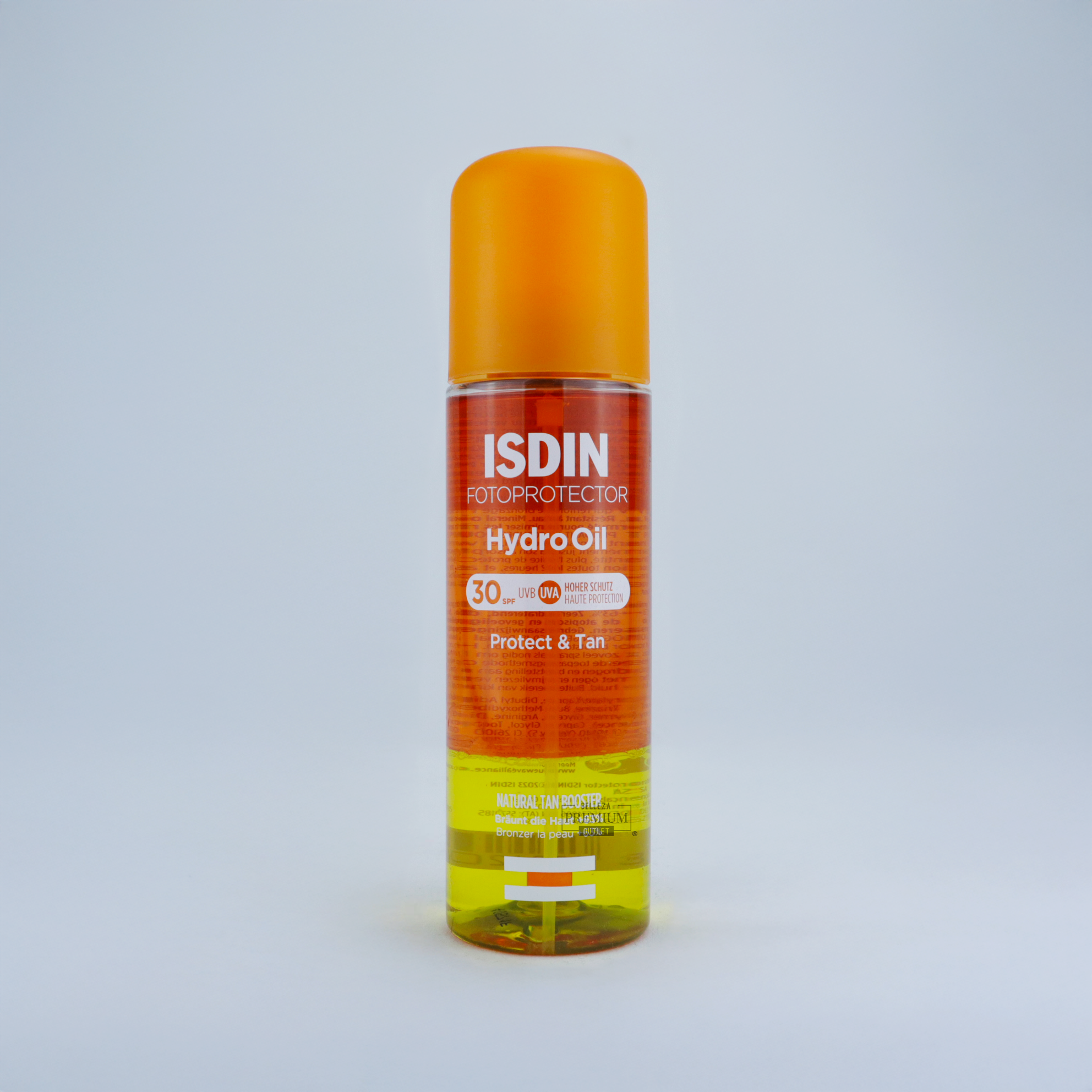 ISDIN Fotoprotector Hydro Oil SPF 30 200ml – Protección Solar Bifásica con Efecto Sublime y Bronceado Luminoso