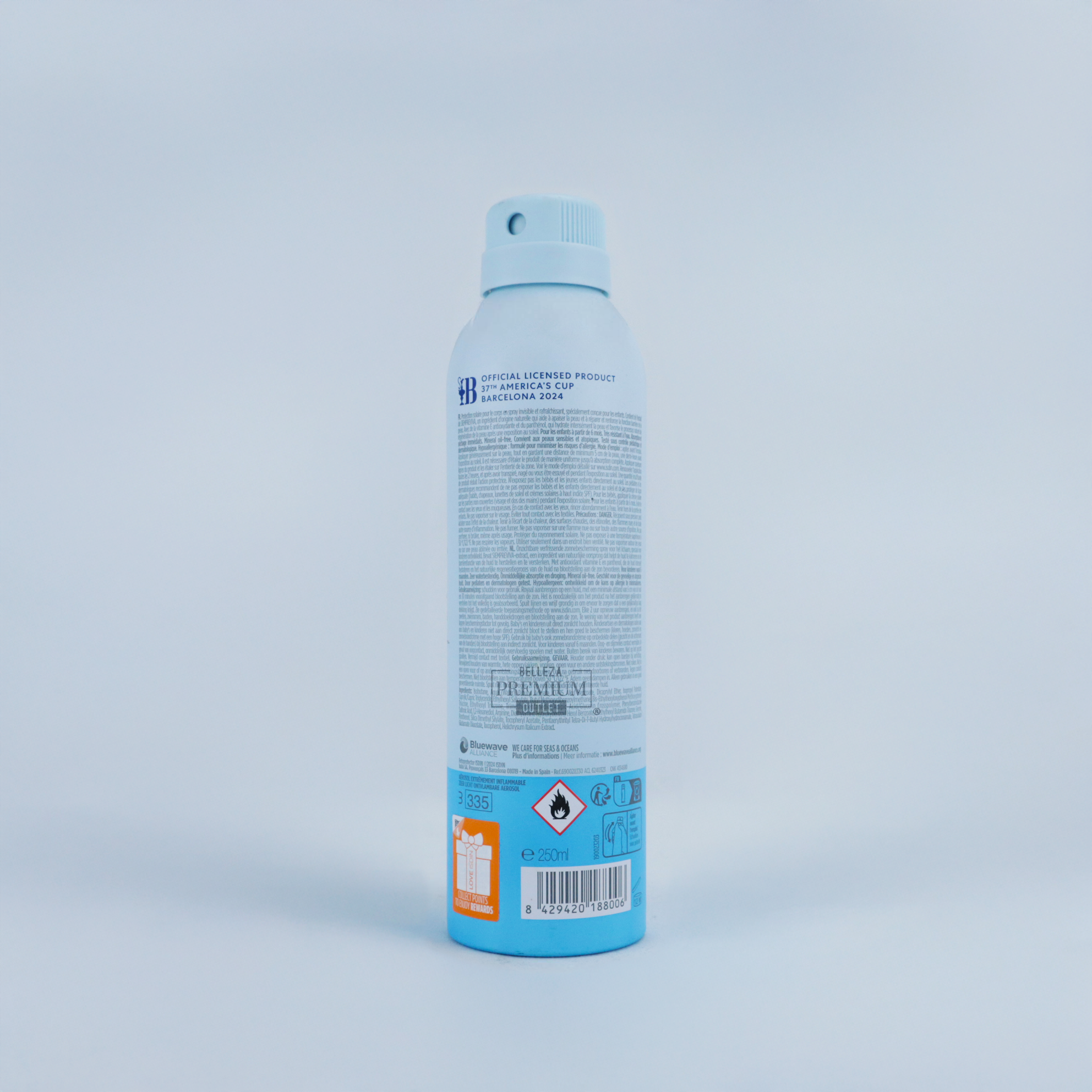 ISDIN Fotoprotector Pediatrics Transparent Spray Wet Skin SPF 50+ 200ml – Protección Solar Alta para Niños, Incluso sobre Piel Mojada