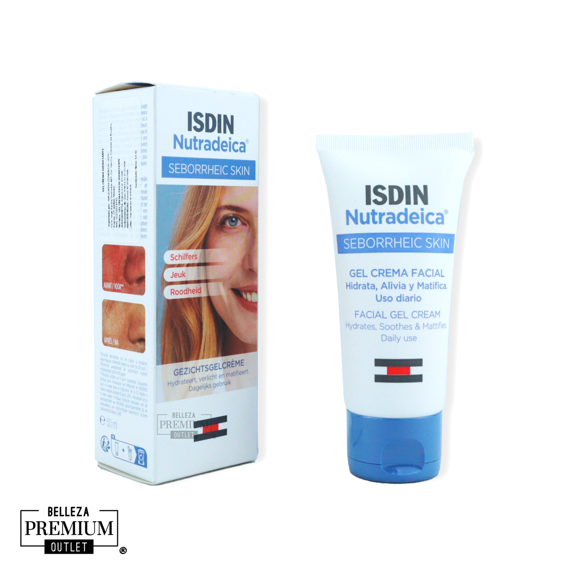 ISDIN Nutradeica 50ml – Hidratación y Nutrición Intensiva para Piel Seca