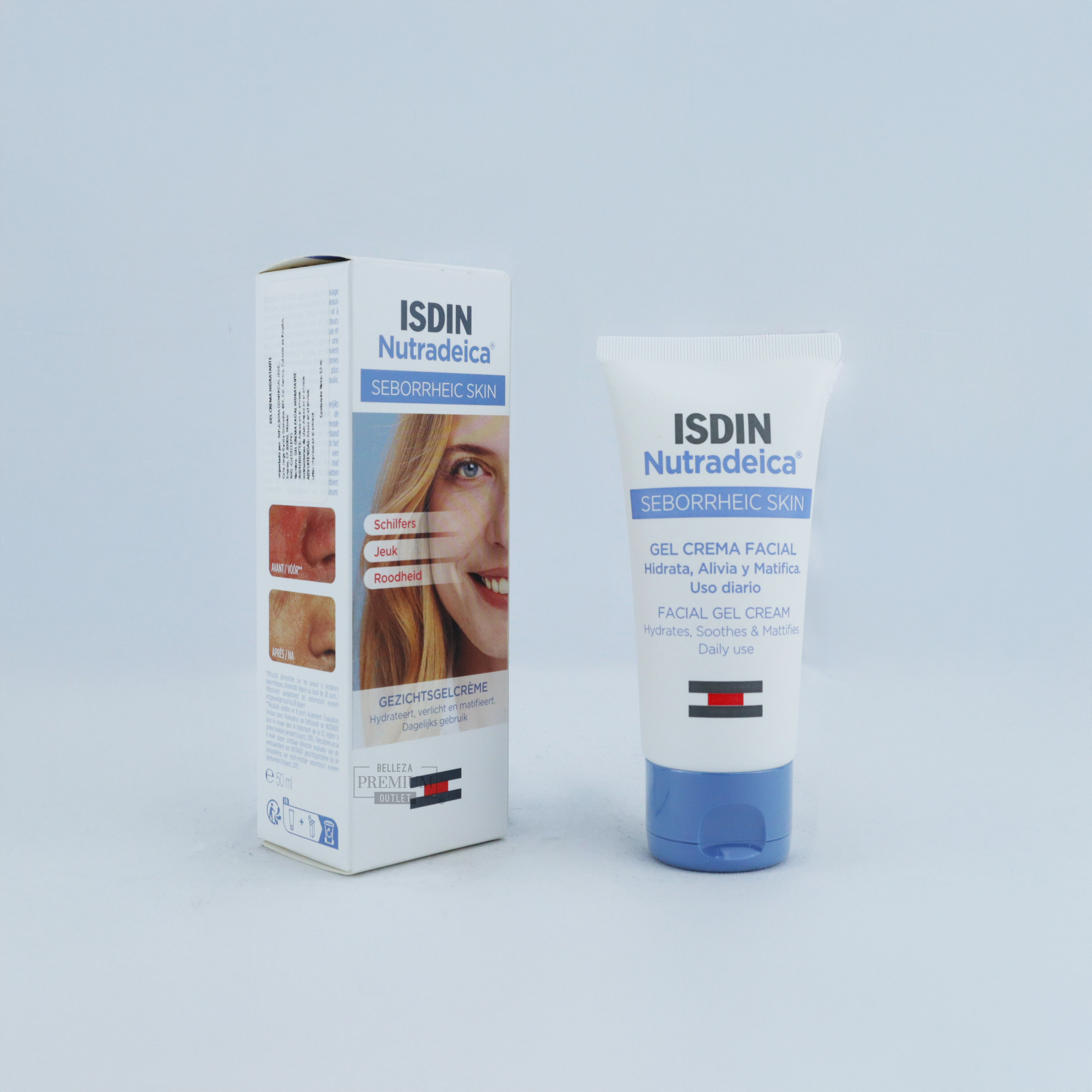ISDIN Nutradeica 50ml – Hidratación y Nutrición Intensiva para Piel Seca