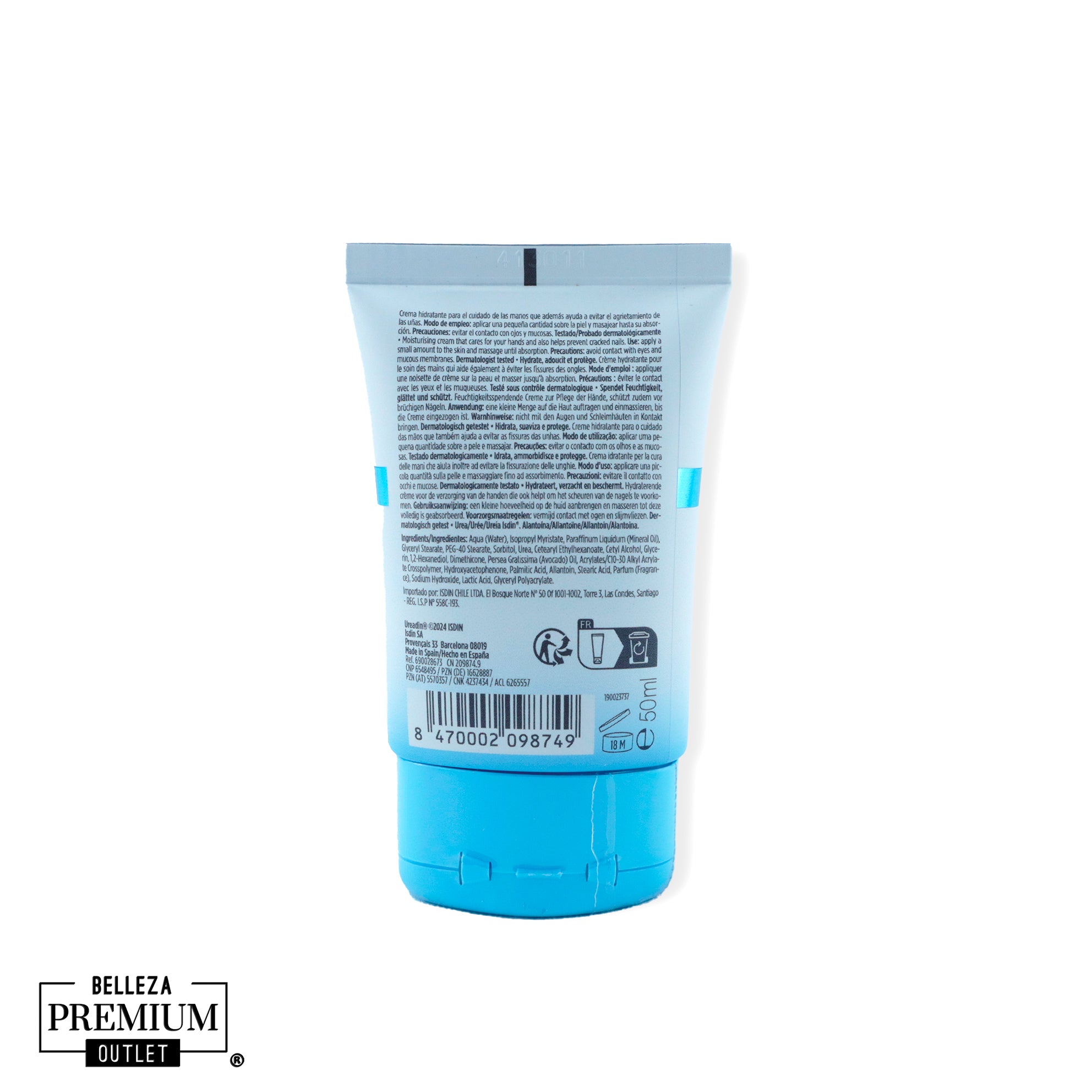 ISDIN Ureadin Manos Protect Hand Cream 50ml – Hidratación y Protección en Cada Aplicación