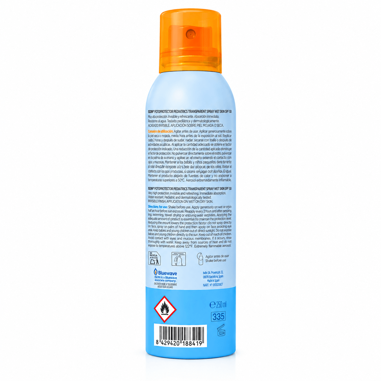 ISDIN Fotoprotector Pediatrics- Protector Solar Kids SPF 50 250 ml