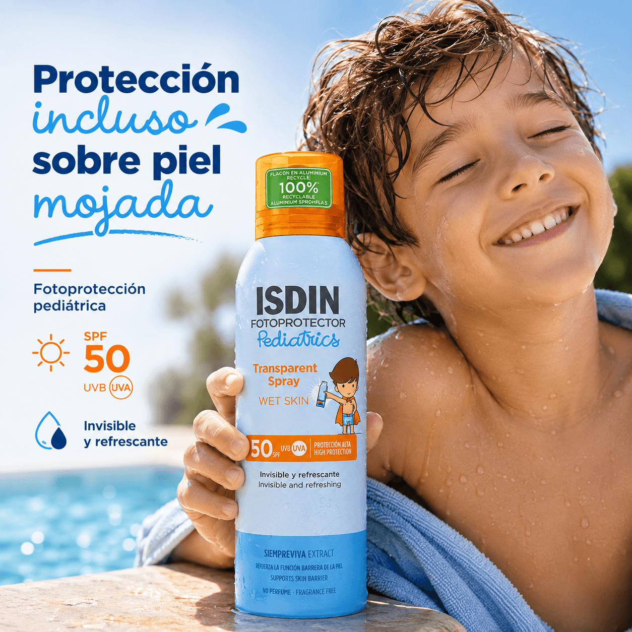 ISDIN Fotoprotector Pediatrics- Protector Solar Kids SPF 50 250 ml