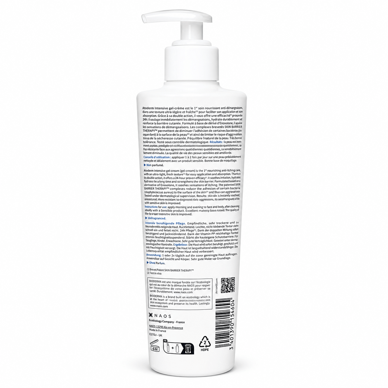 Bioderma Atoderm Intensive Gel-Crème 200ml – Gel en Crema Piel Muy Seca y Atópica