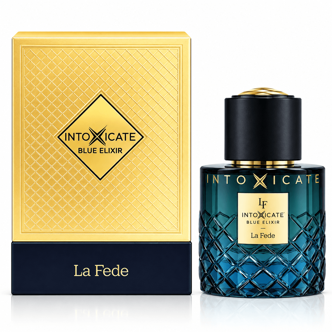 La Fede Intoxicate Blue Elixir 100 ml-Fragancia Masculina Envolvente