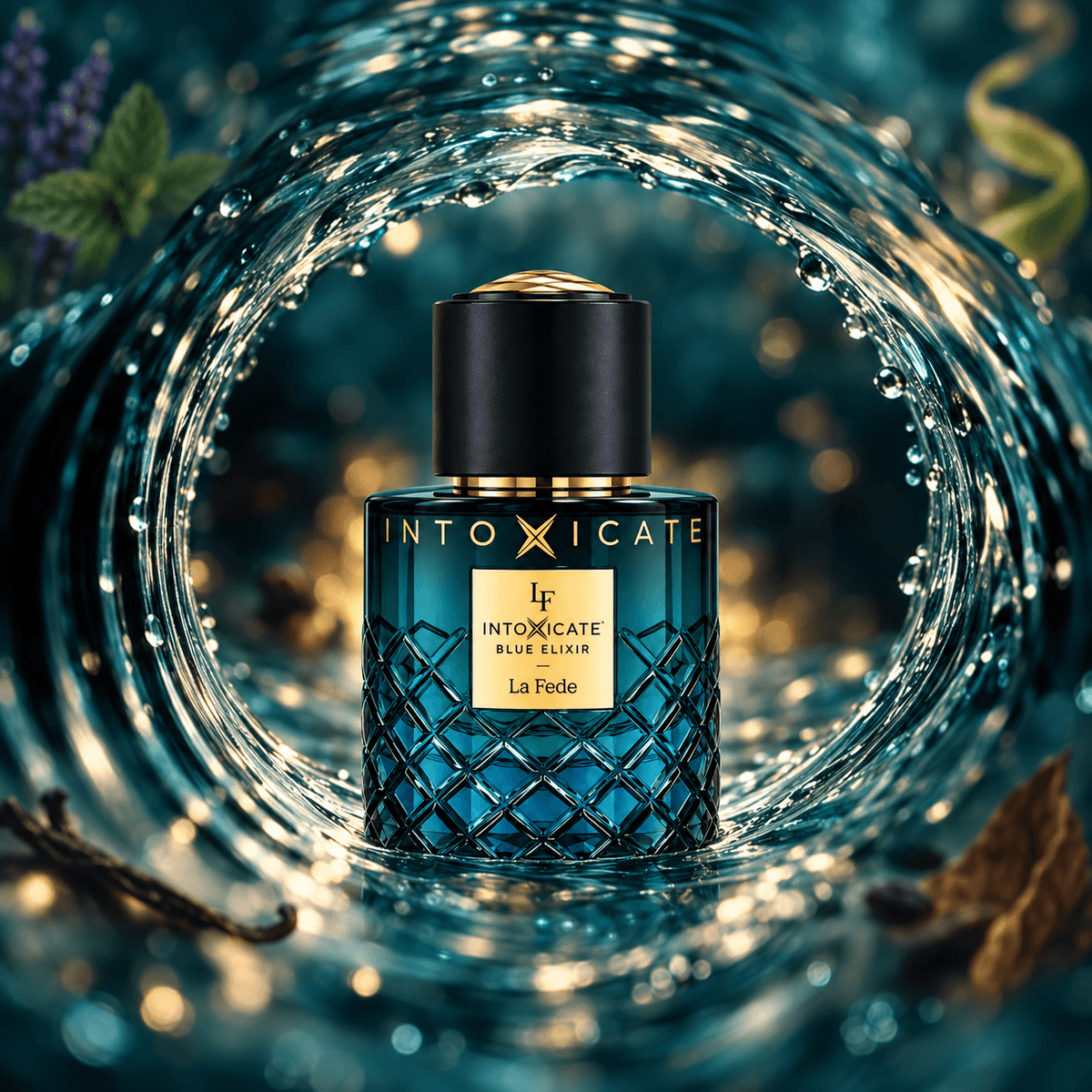 La Fede Intoxicate Blue Elixir 100 ml-Fragancia Masculina Envolvente