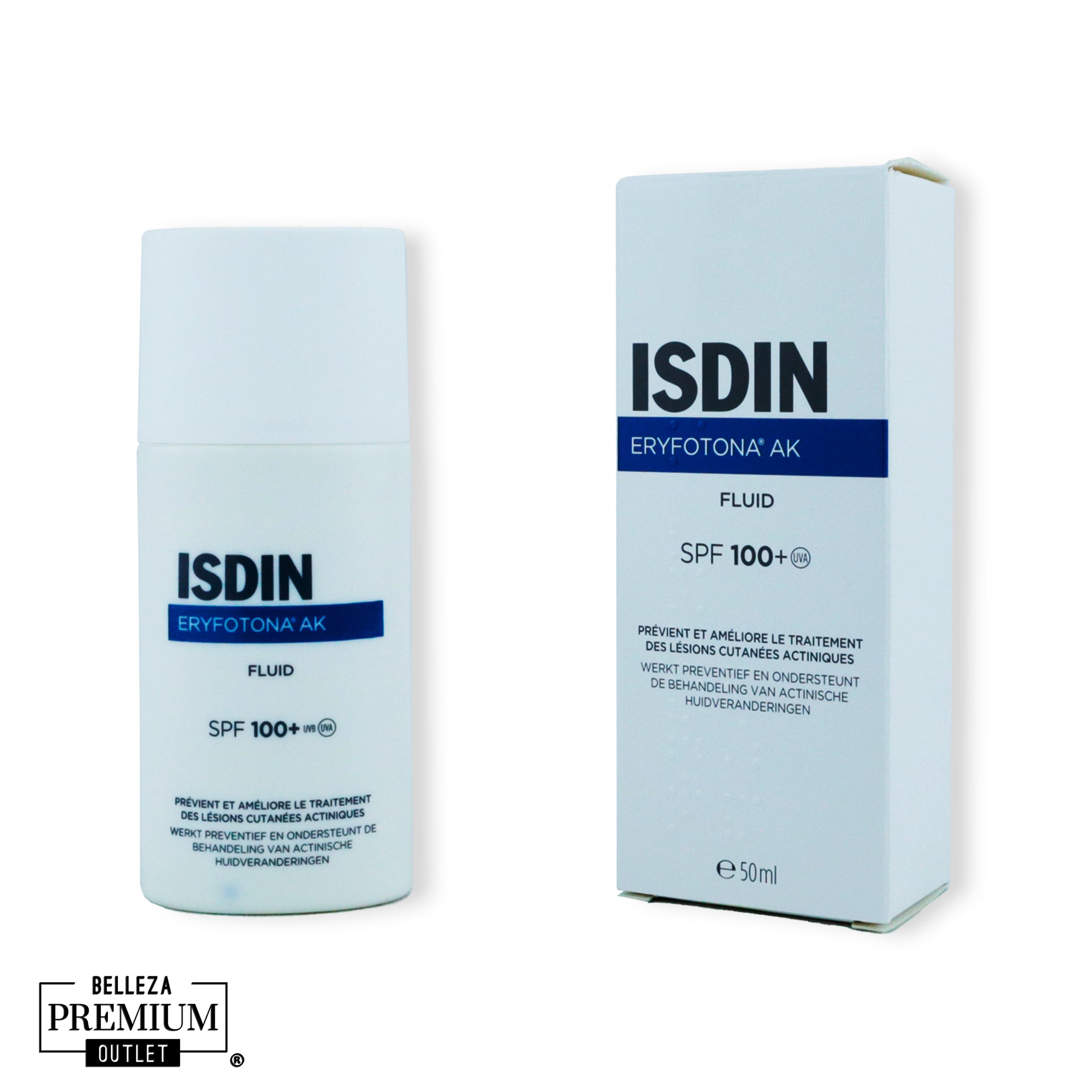 ISDIN Eryfotona AK-NMSC Fluid 50ml Fotoprotección y Reparación para Piel con Daño Actínico
